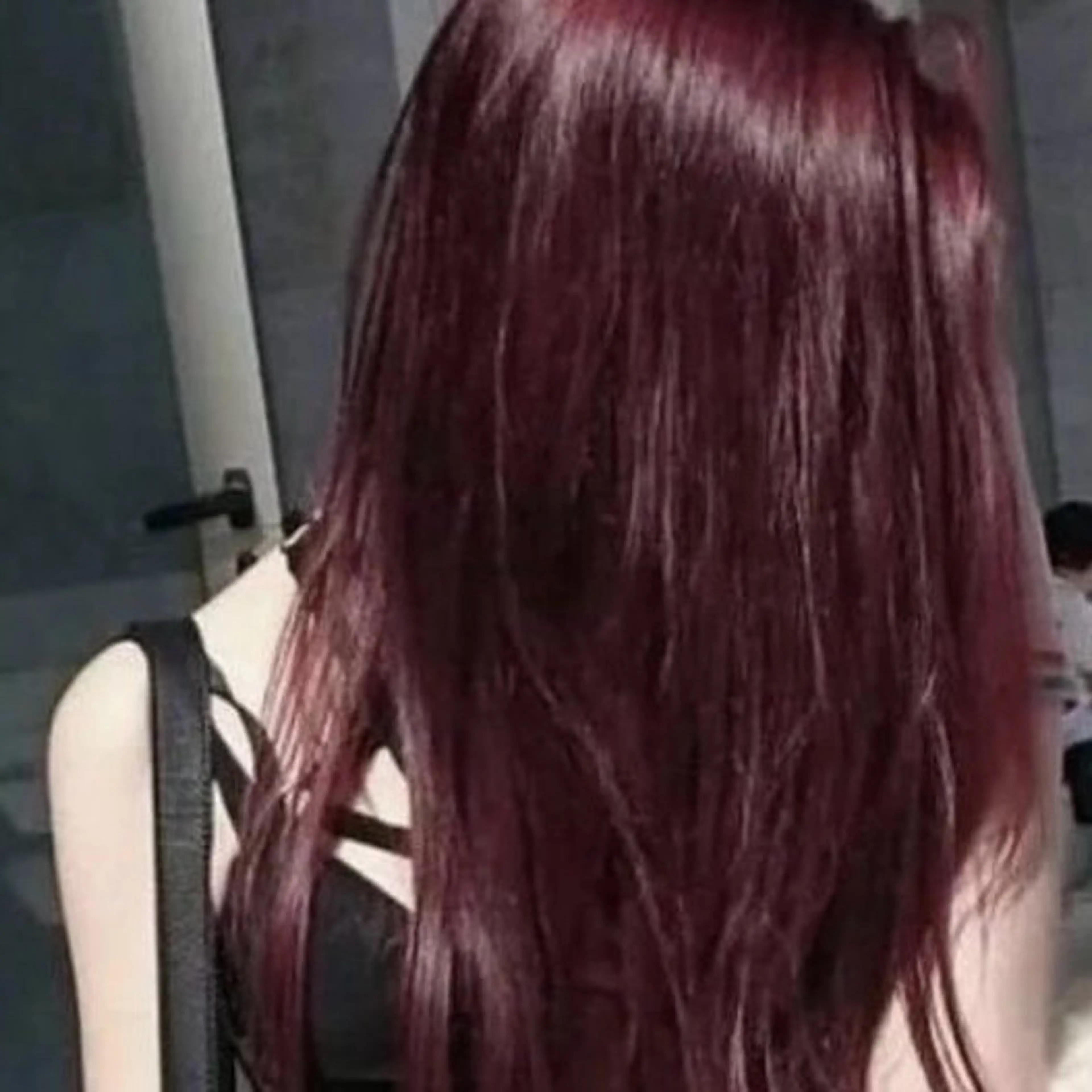 ミディアム カラー ヘアカラー トリートメント ヘッドスパ うる艶韓国ヘア 🤍りんのヘアスタイル