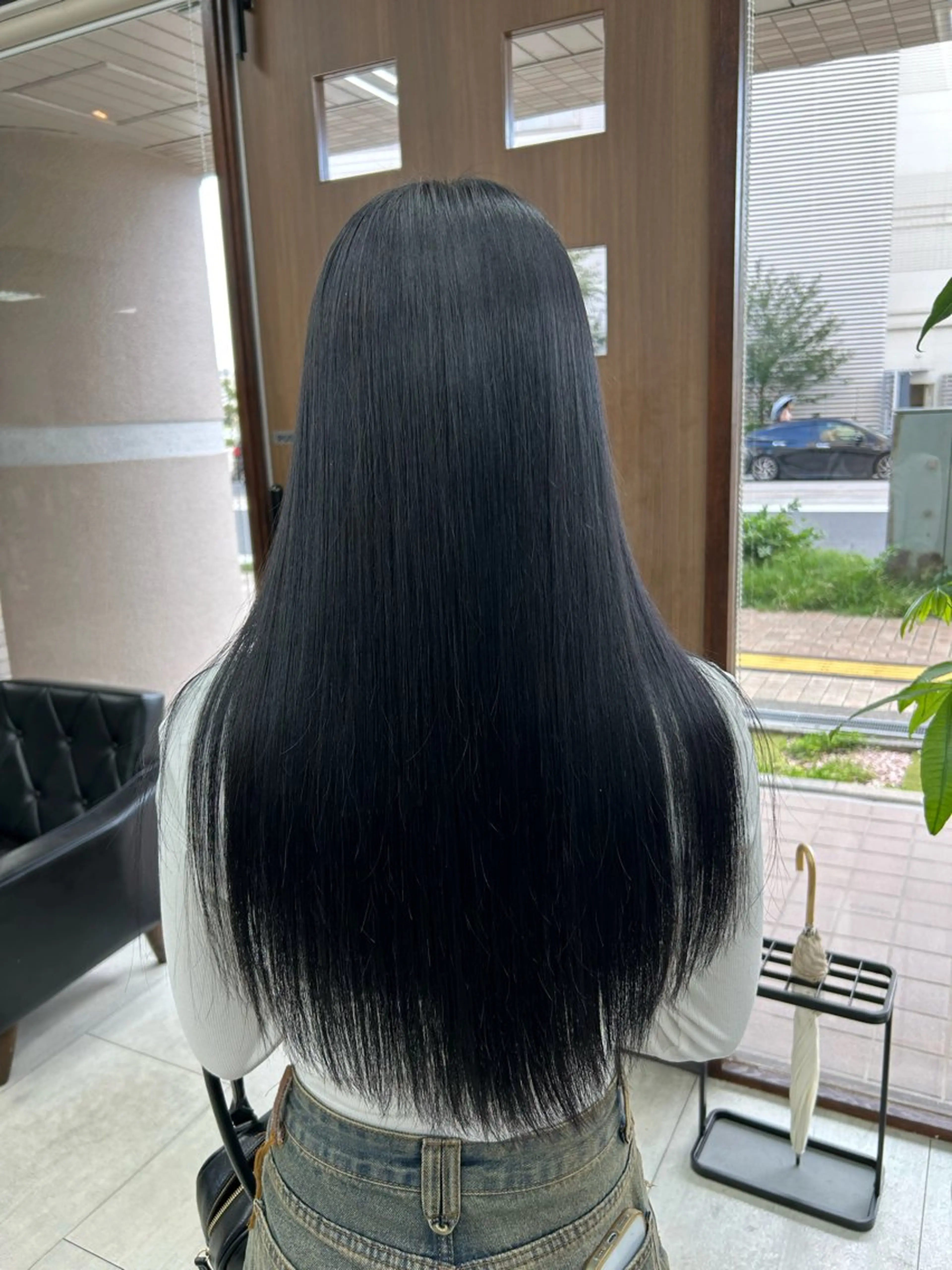 ロング ヘアカラー トリートメント ハラダ マヤのヘアスタイル
