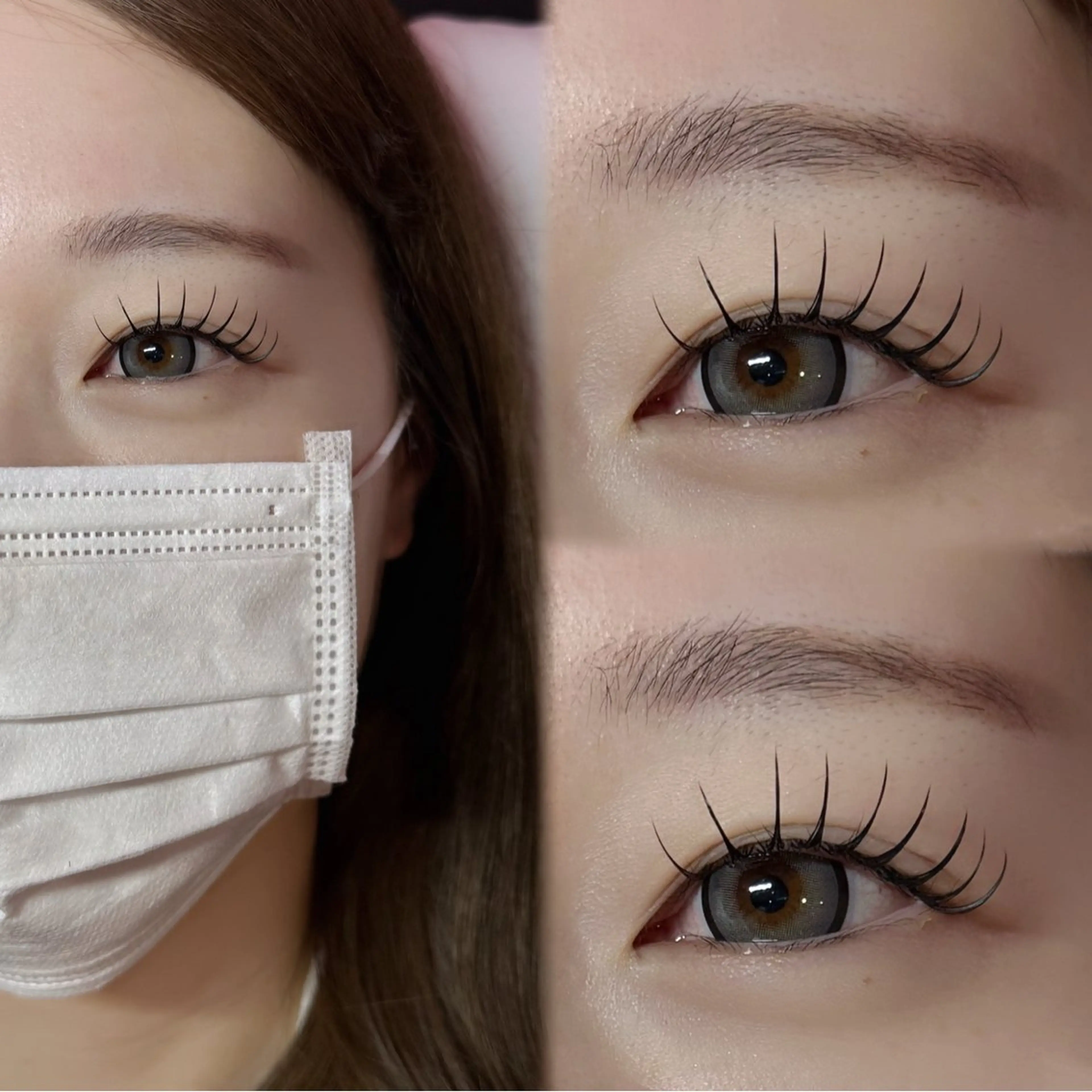 マツエク・マツパ キュート アップワードラッシュ マツエク 天王寺eye ♡eyebrowのマツエク・マツパデザイン