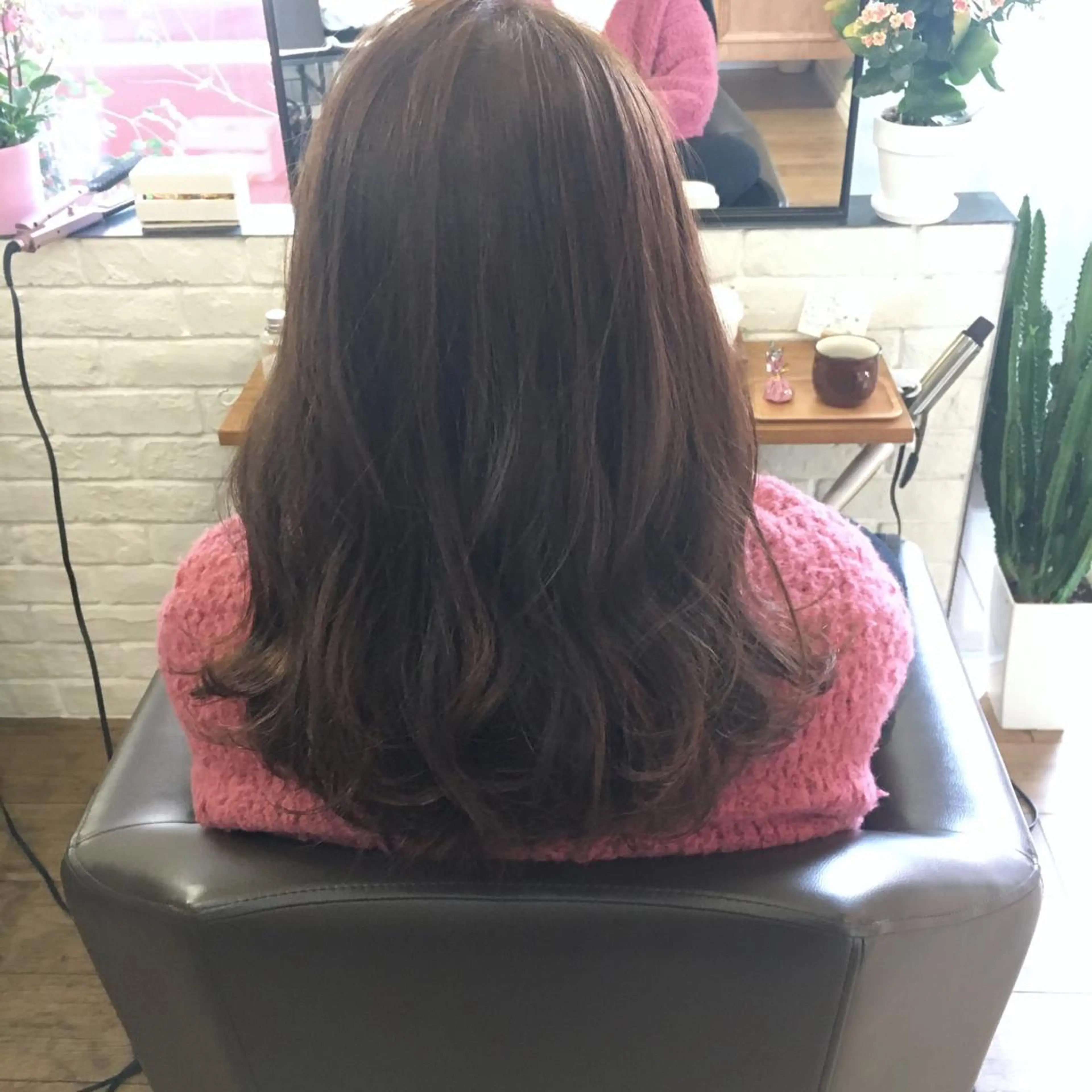 セミロング カラー アディクシーカラー 上川 美幸のヘアスタイル