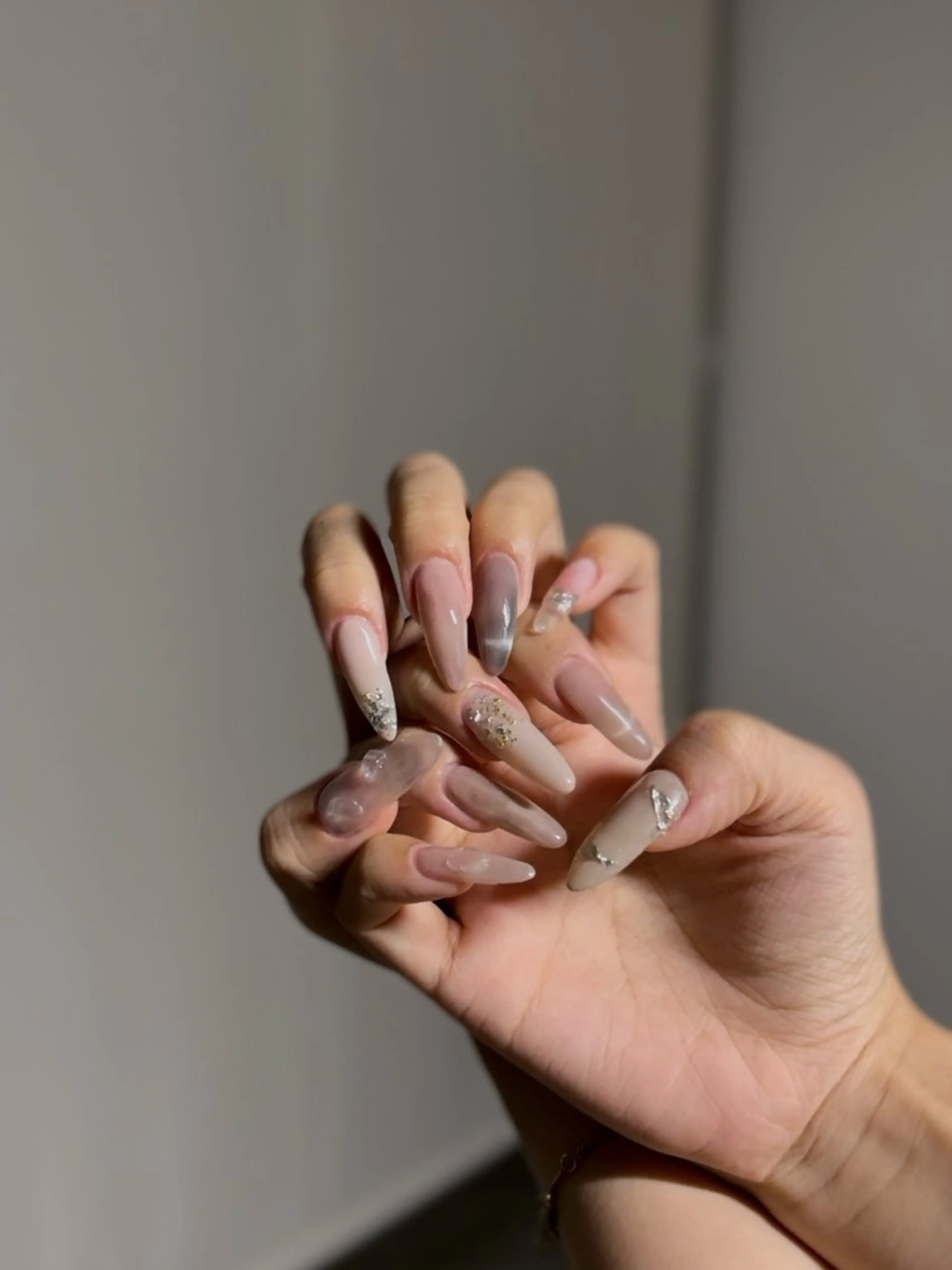 お任せニュアンスネイルの写真