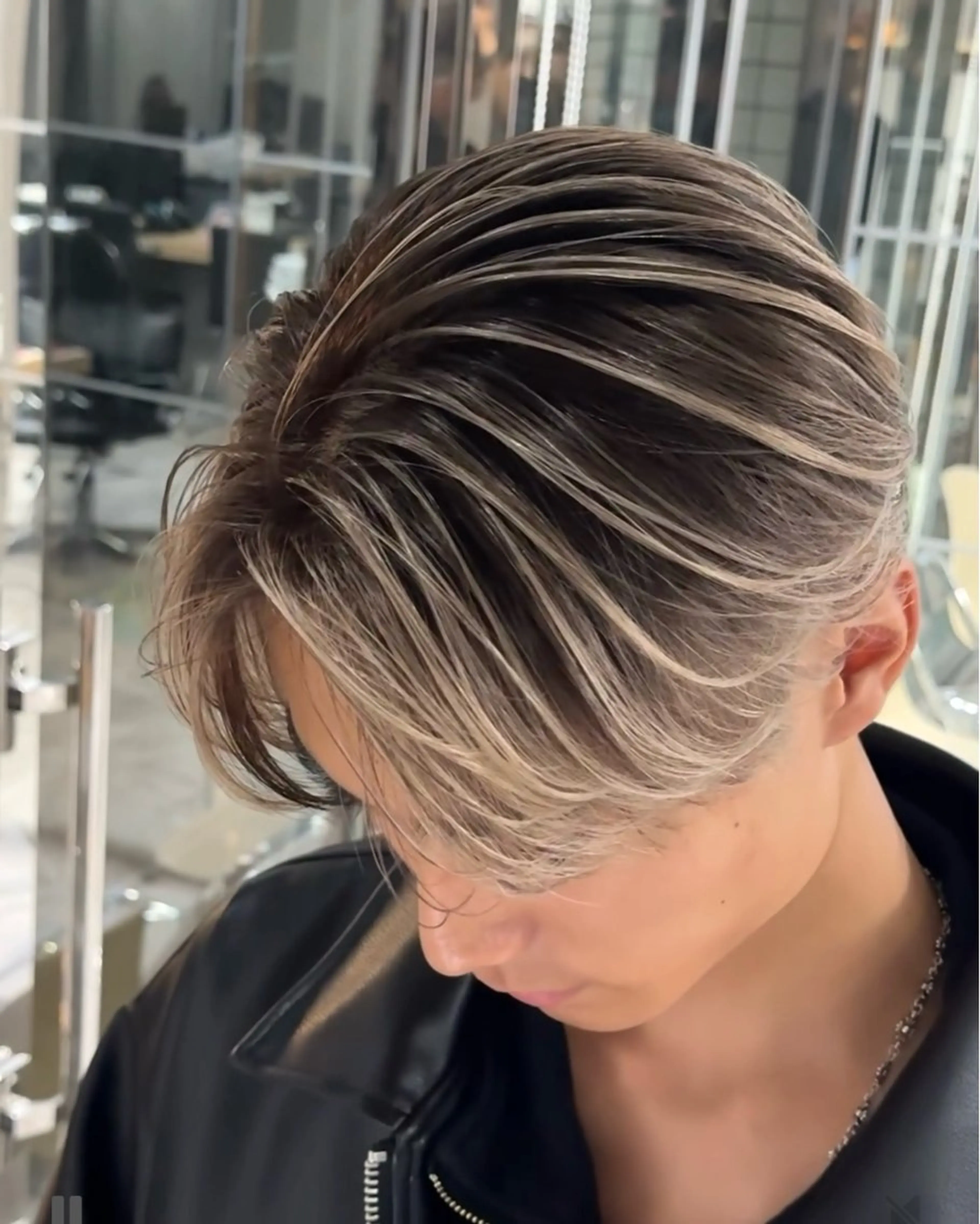 メンズ ヘアカラー REDEAL ope.所属・KAIRI/大宮/ メンズバレイヤージュのヘアスタイル