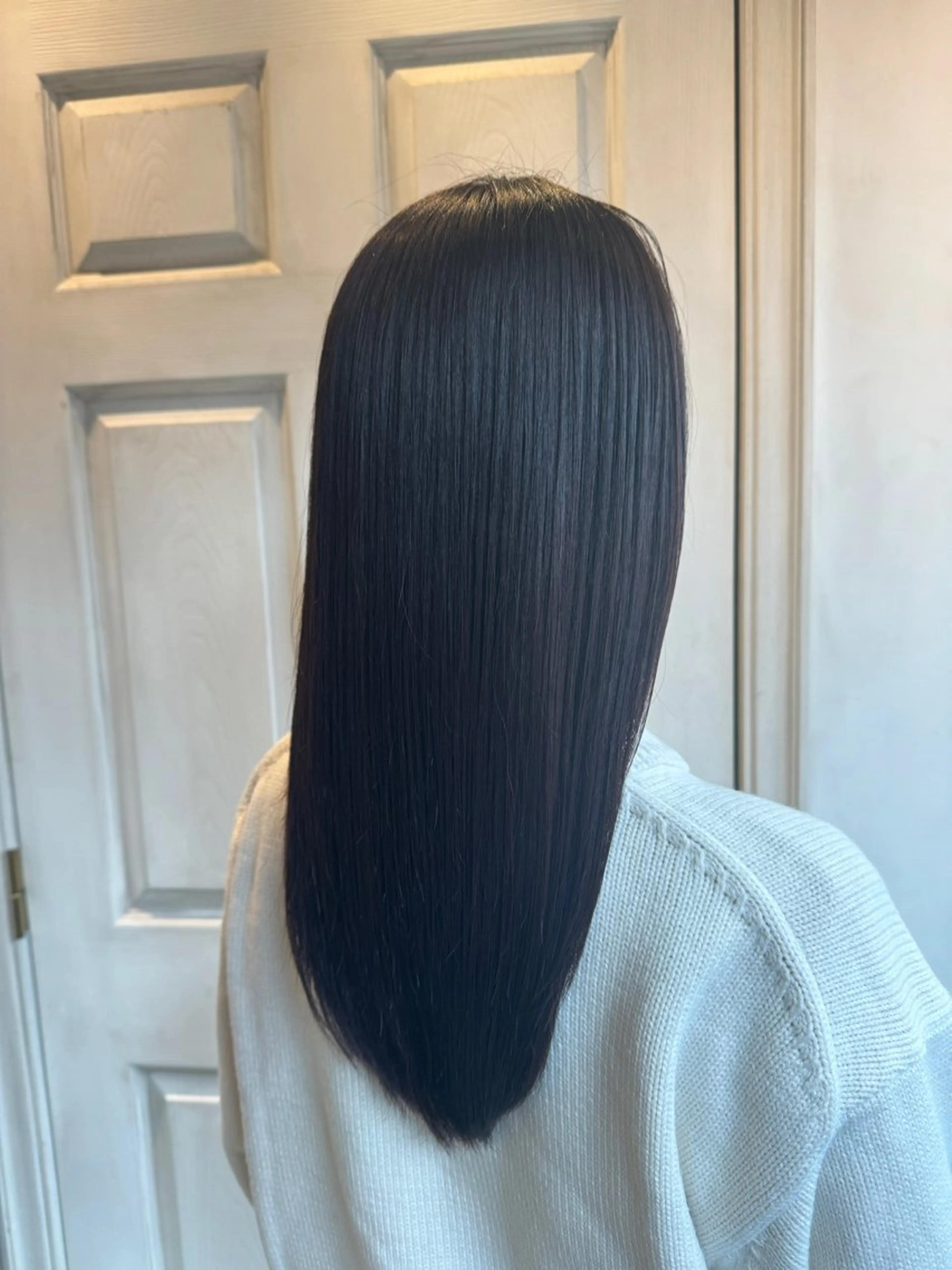 ロング 縮毛矯正 千 田のヘアスタイル