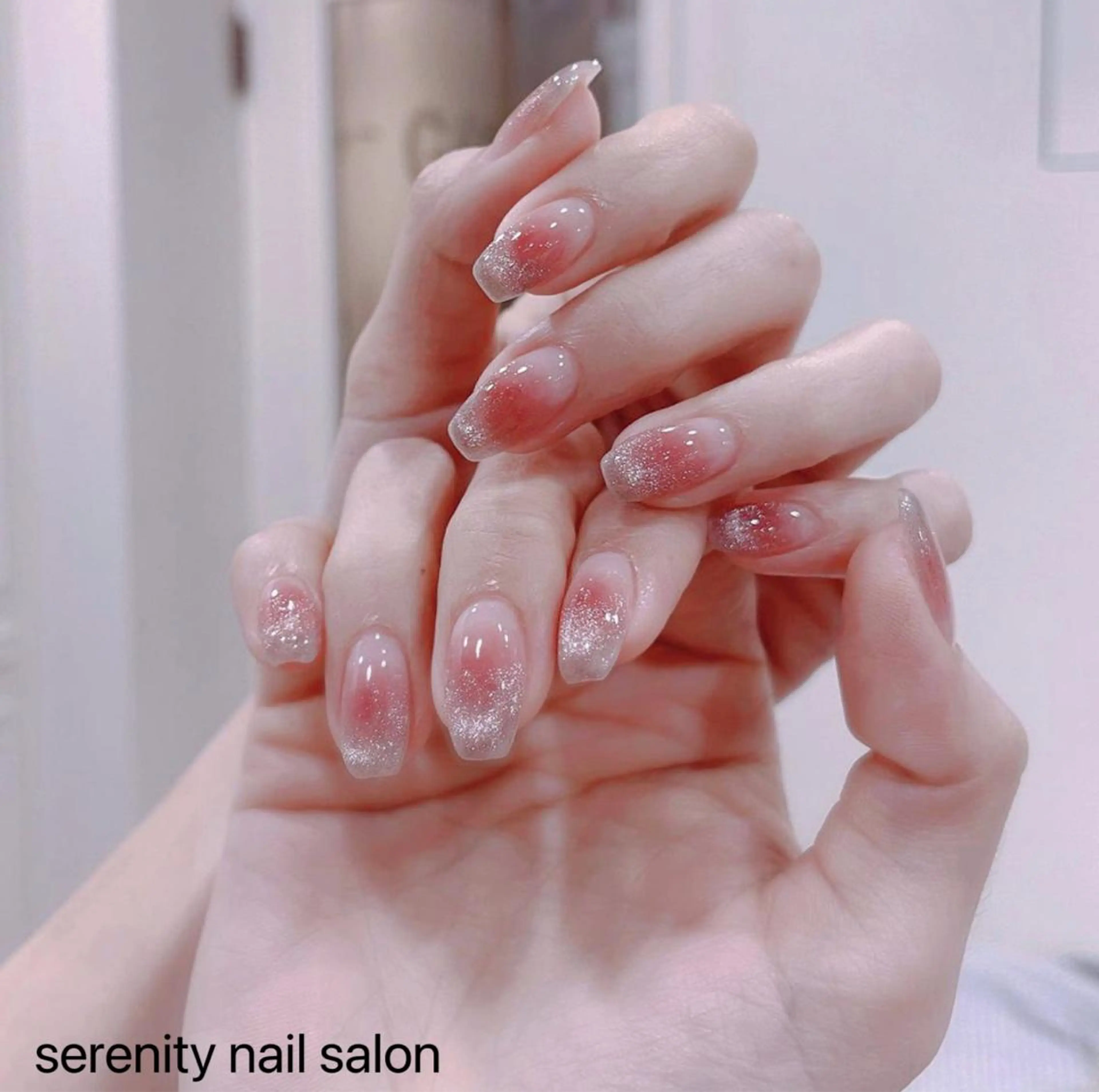 ネイル ハンドネイル ハンドケア ✨Serenity ワンホンネイルのネイルデザイン