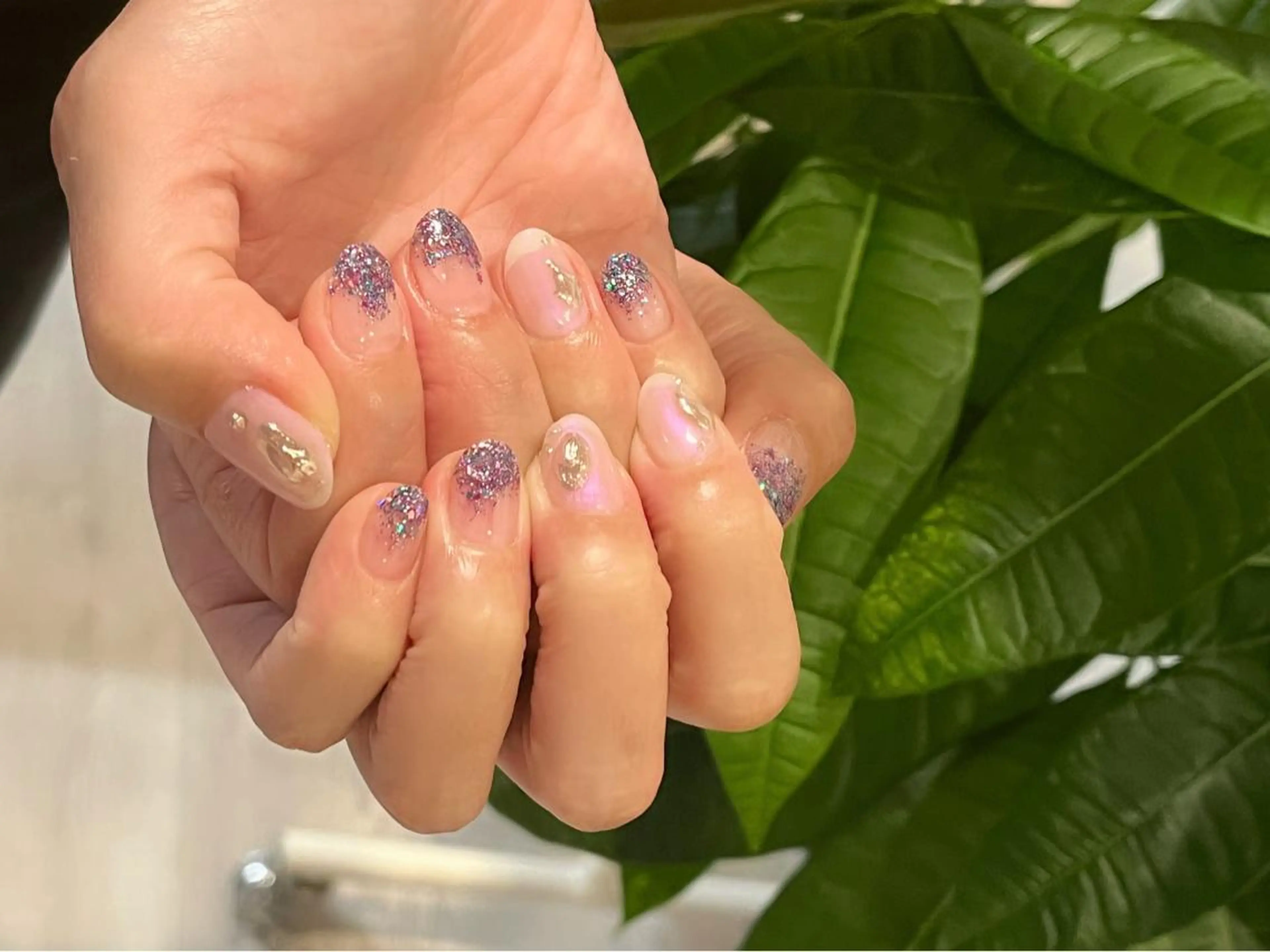 ネイル ハンドネイル Protea ❁⃘*.ﾟ清家 美穂のネイルデザイン