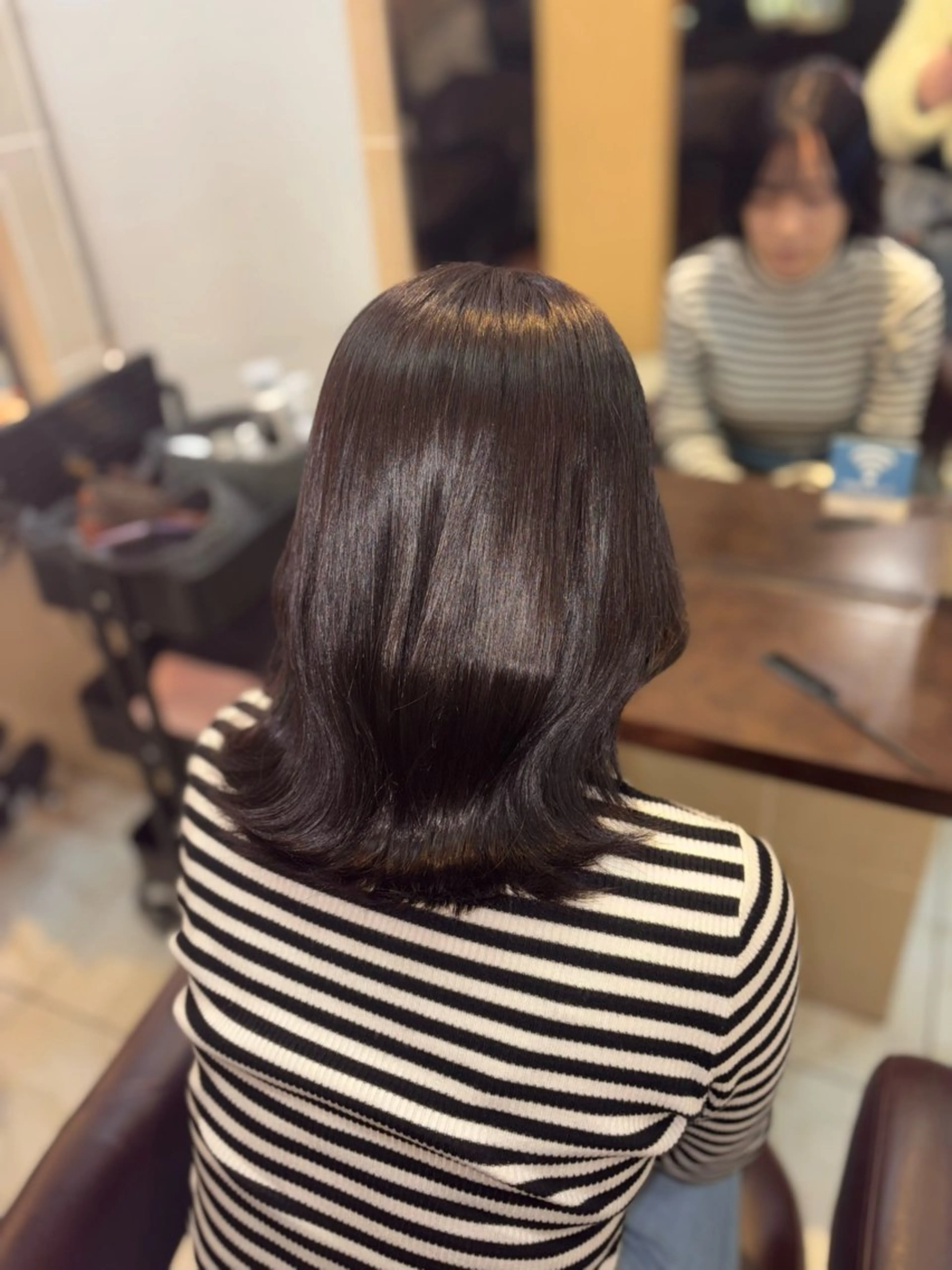 ミディアム カラー カット ヘアカラー トリートメント 🎀透明感カラー 🐈ナズナのヘアスタイル