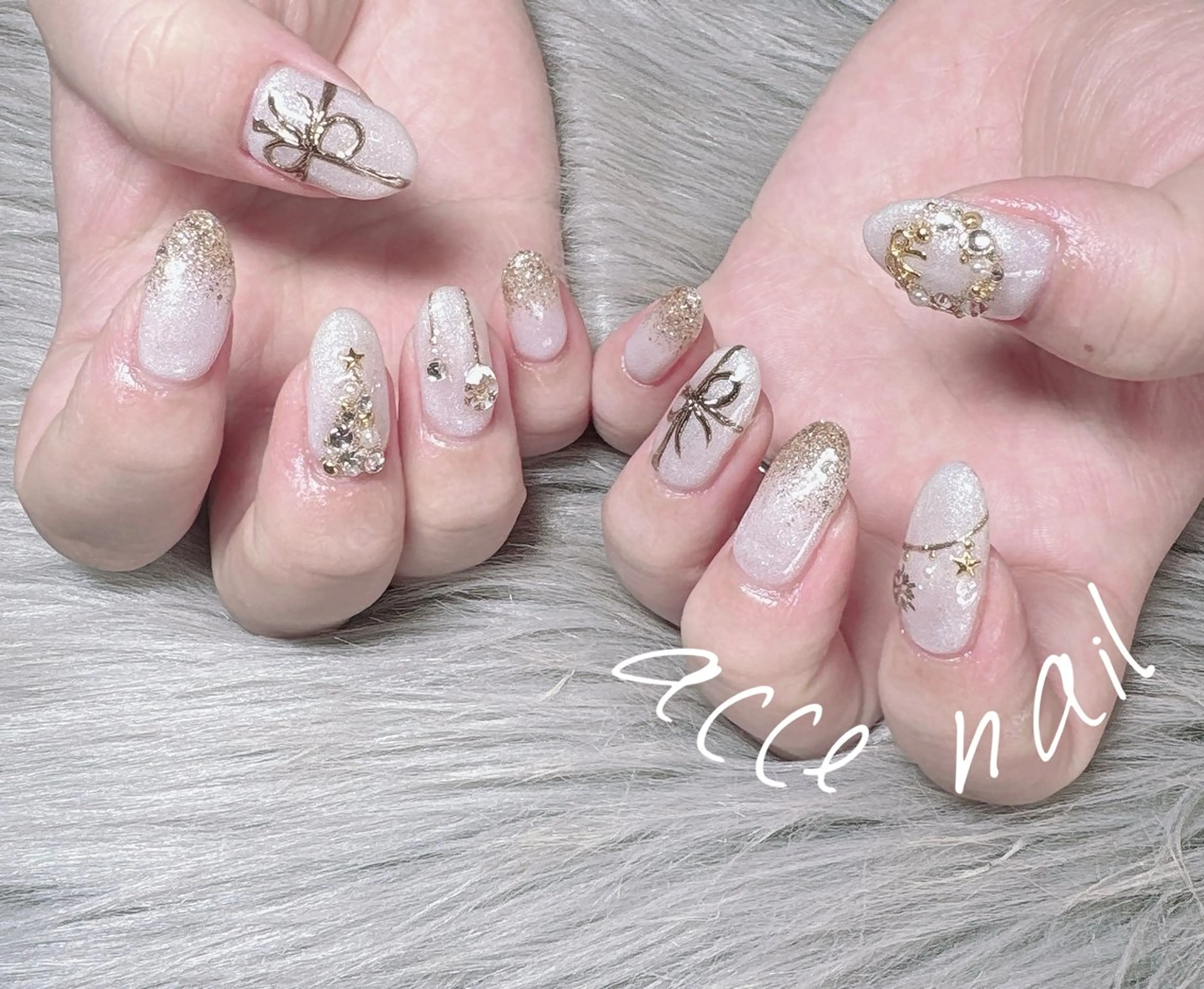 ミディアム ハンドネイル atsuco ✴︎のネイルデザイン