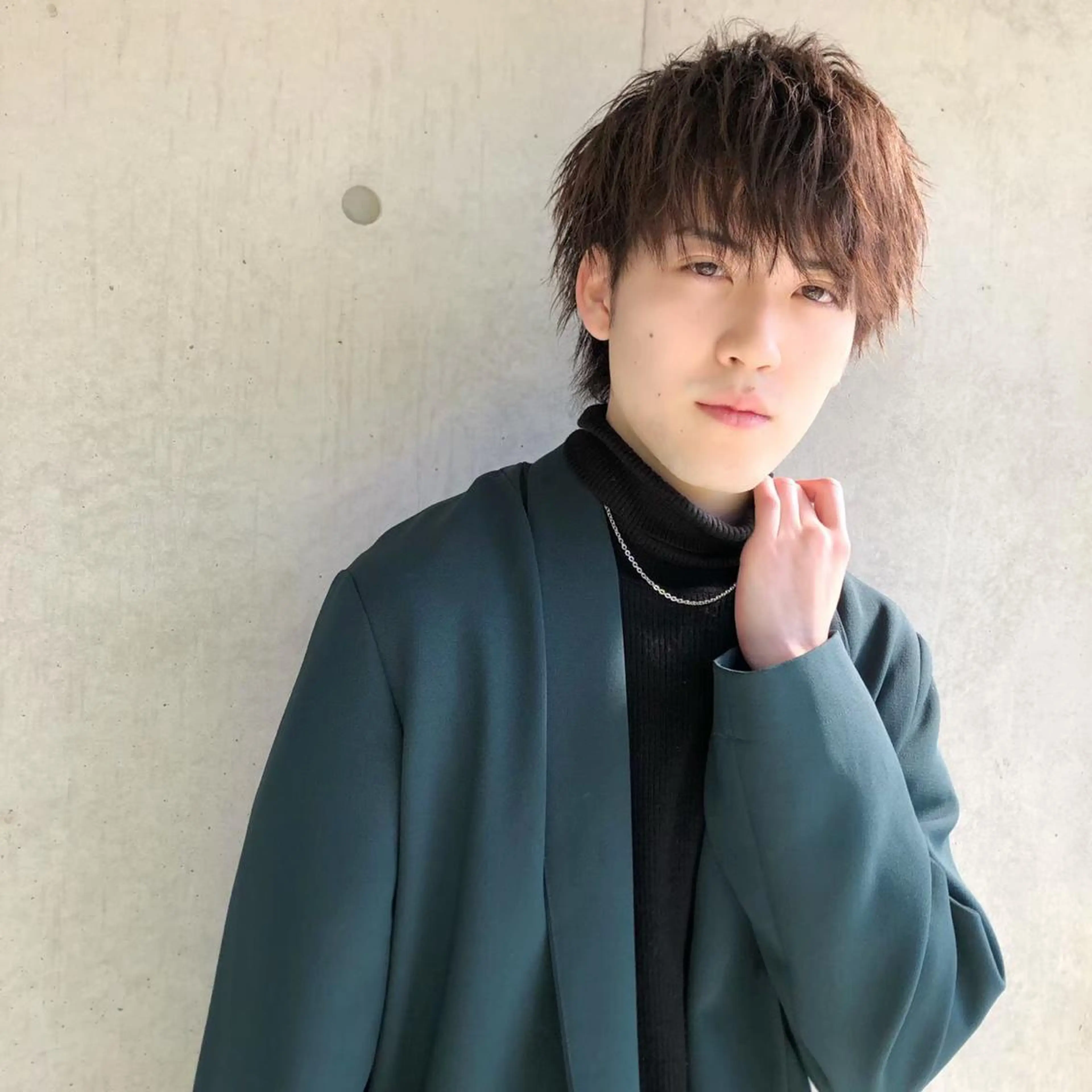 ショート カラー ヘアアレンジ メンズ ヘアカラー トリートメント ヘッドスパ ヘアセット ✨【公式】渋谷メンズ サロン BLUCK✨のヘアスタイル