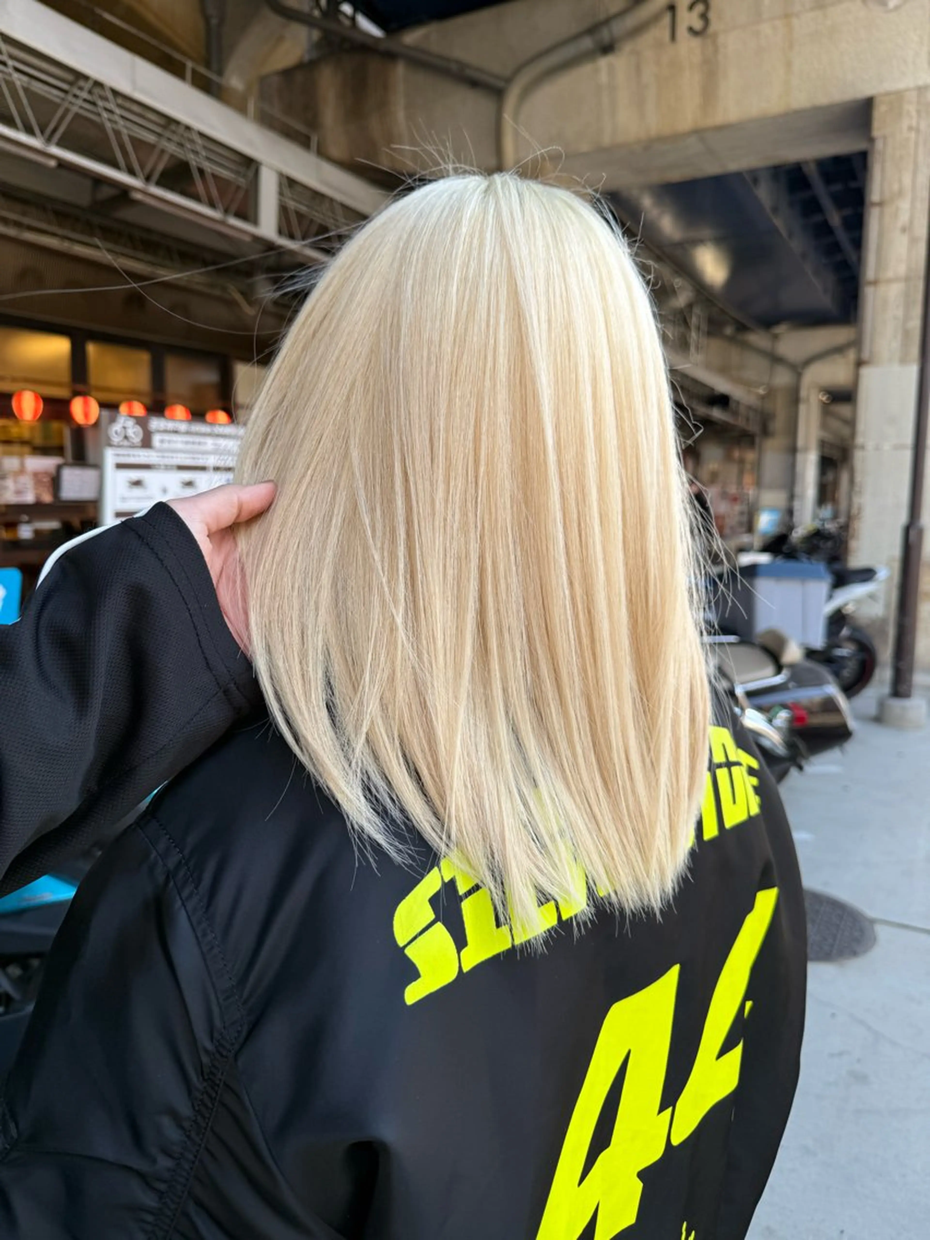 ミディアム カット ヘアカラー 田中 聖也のヘアスタイル