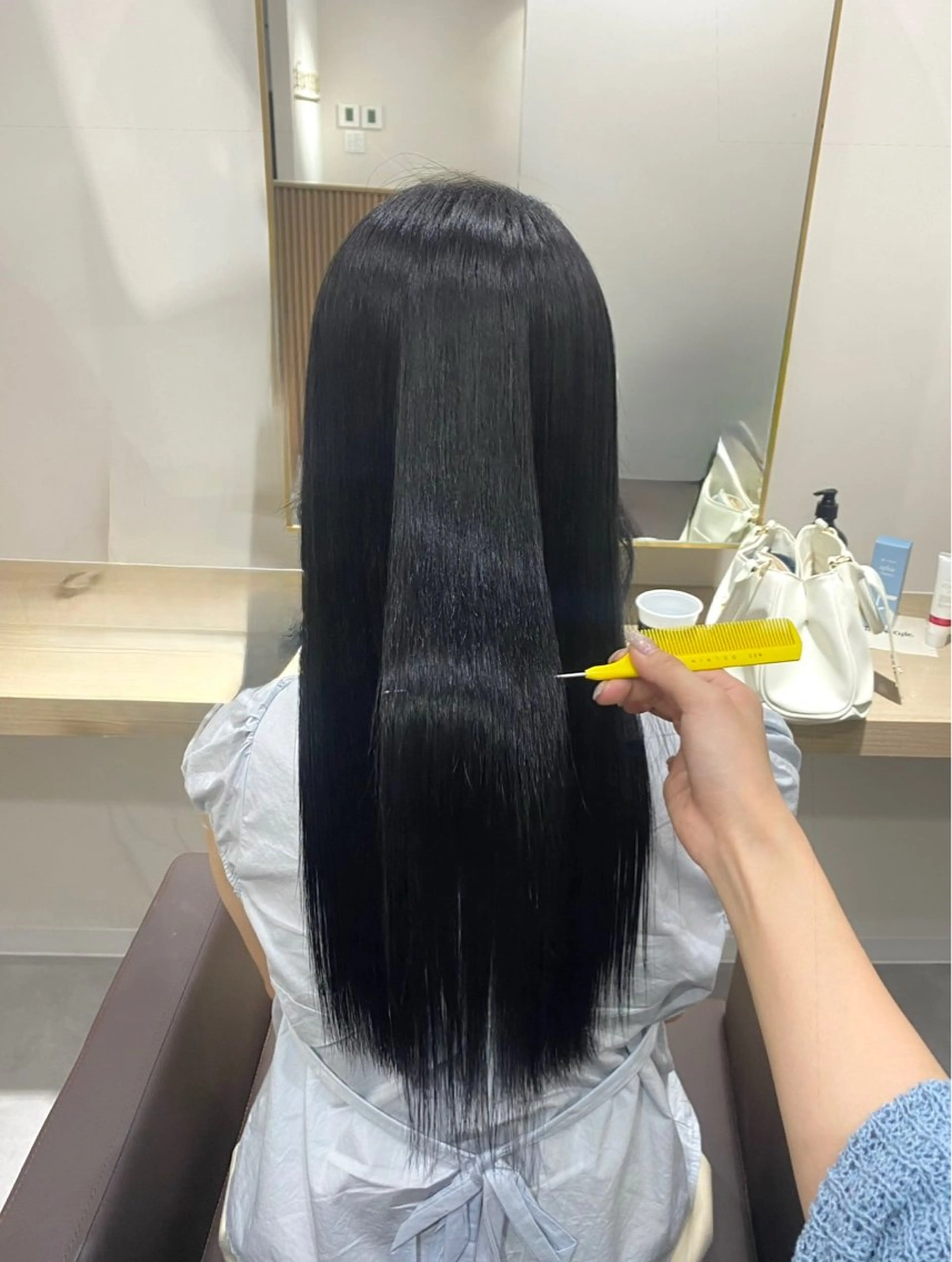 カット+髪質改善カラー+トリートメント🩵🎶¥16500➡︎11000の写真