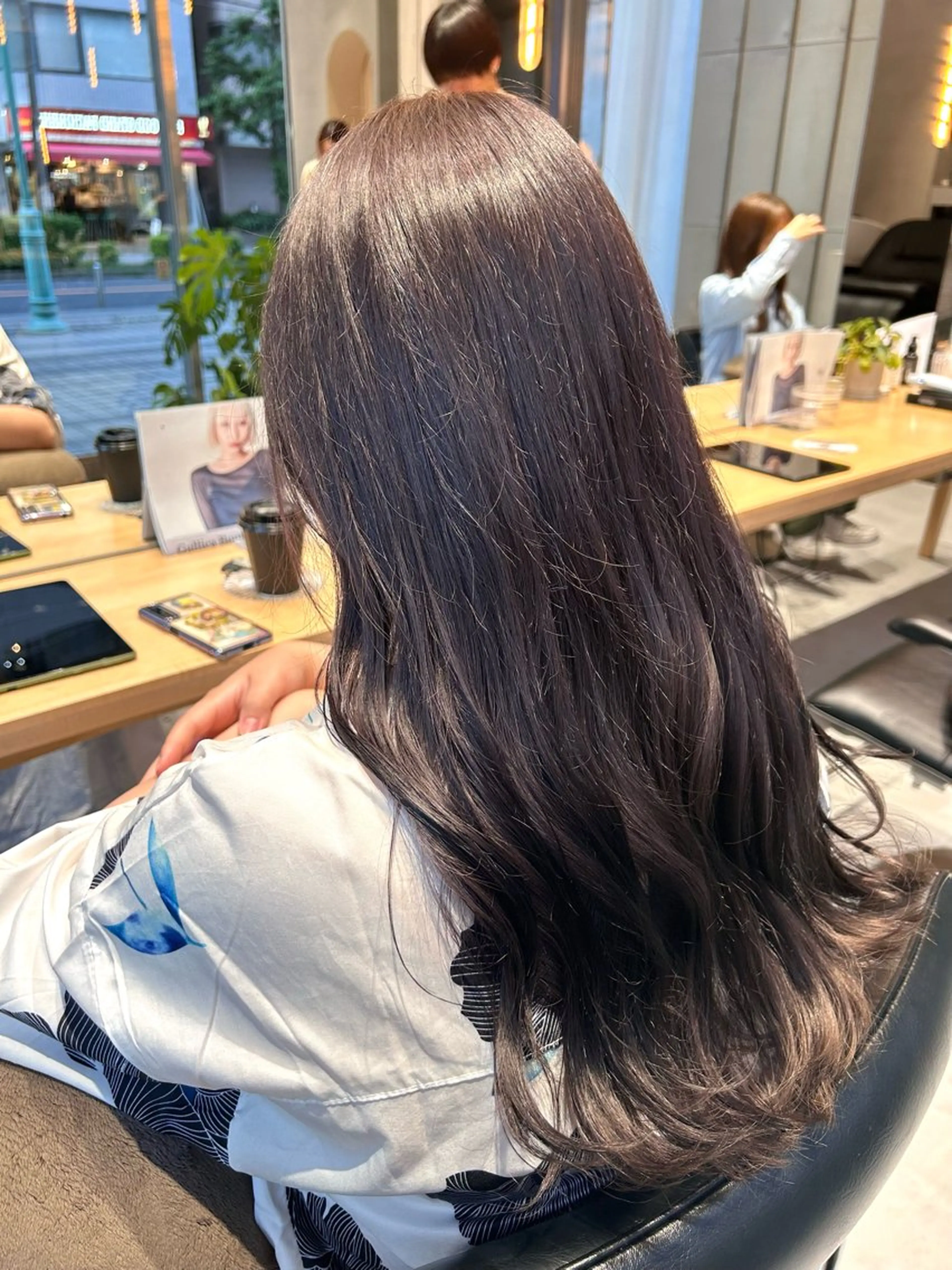 ロング カラー カット ヘアカラー トリートメント ヘアセット レイヤー/ 透明感カラー🪼風香のヘアスタイル