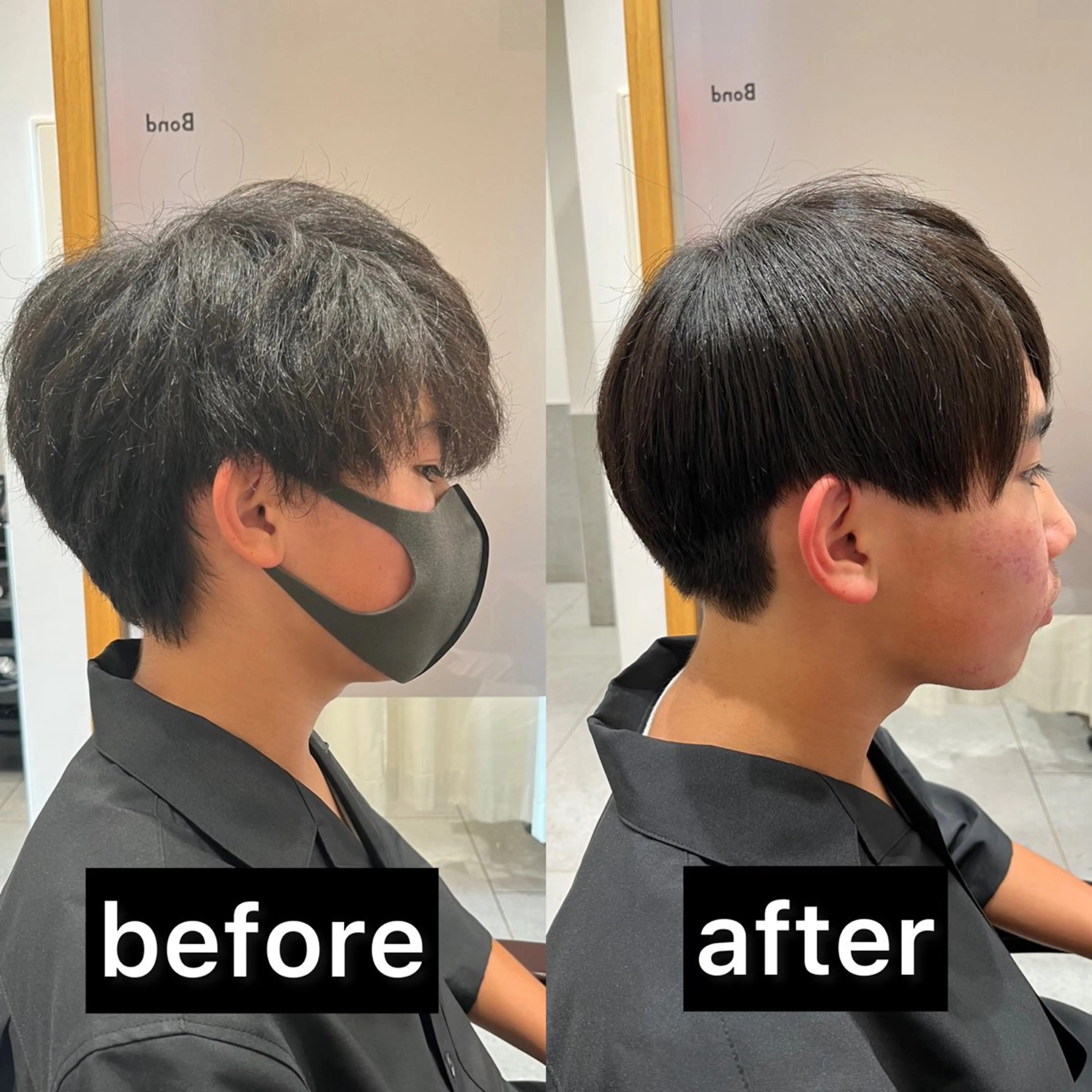 ショート メンズ カット 縮毛矯正 店舗移動します ご連絡くださいESAのヘアスタイル
