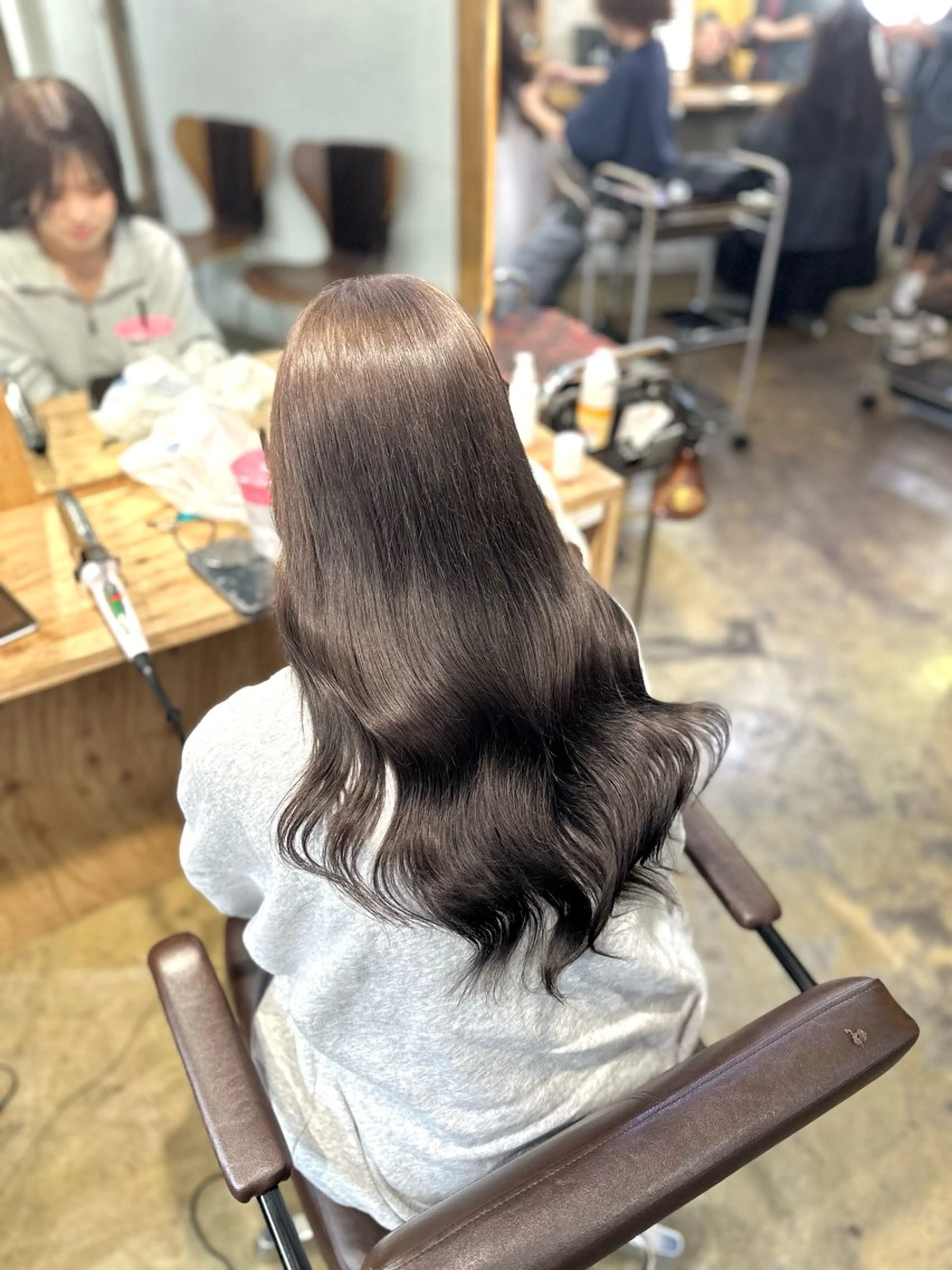 ロング カラー ヘアカラー ︎︎カイ ミズキ 🐰𝜗𝜚のヘアスタイル