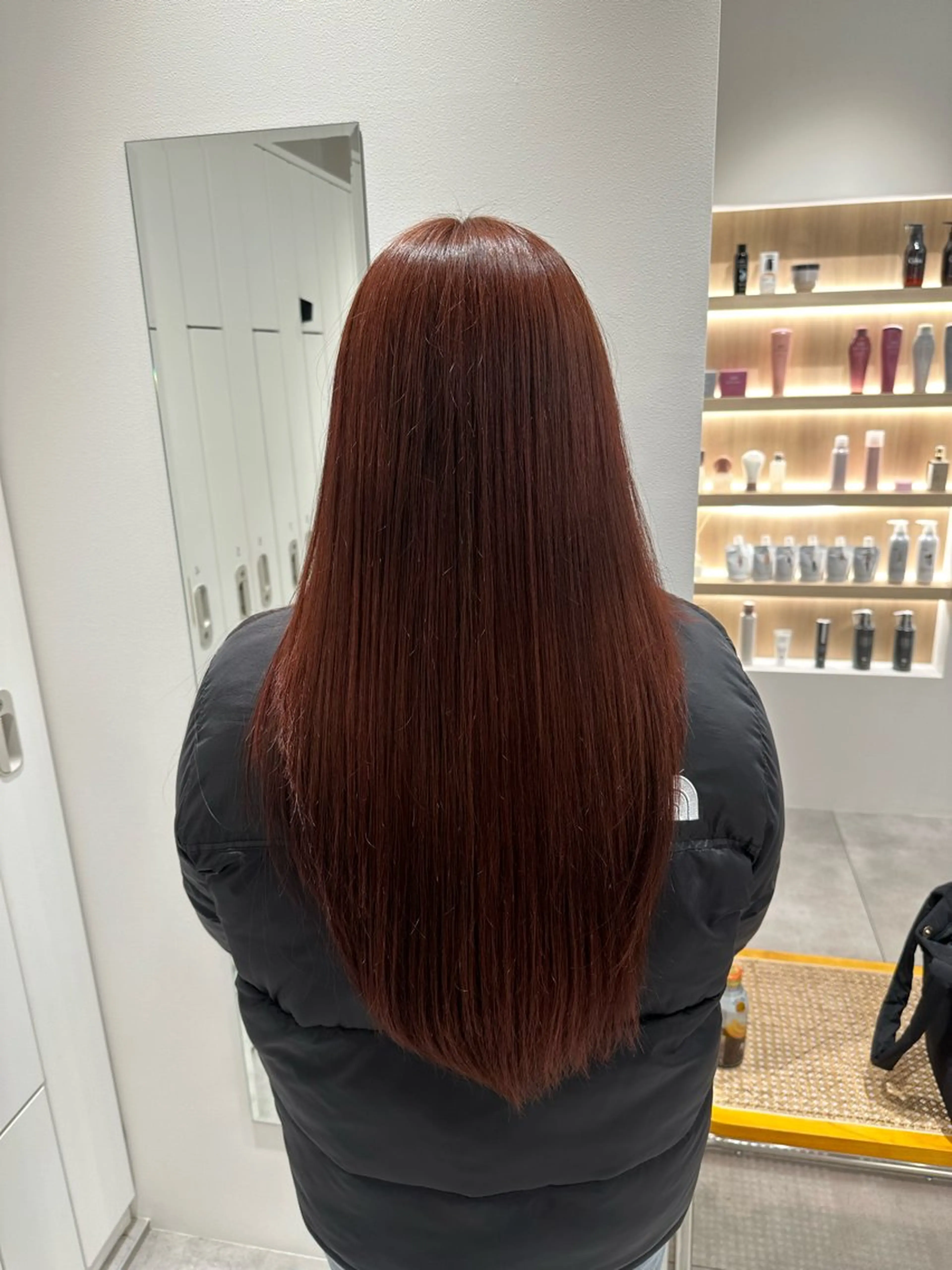 ロング カラー ブラウンカラー レッドカラー ヘアカラー 🫧もも🫧 ／メンズ〜レディースのヘアスタイル