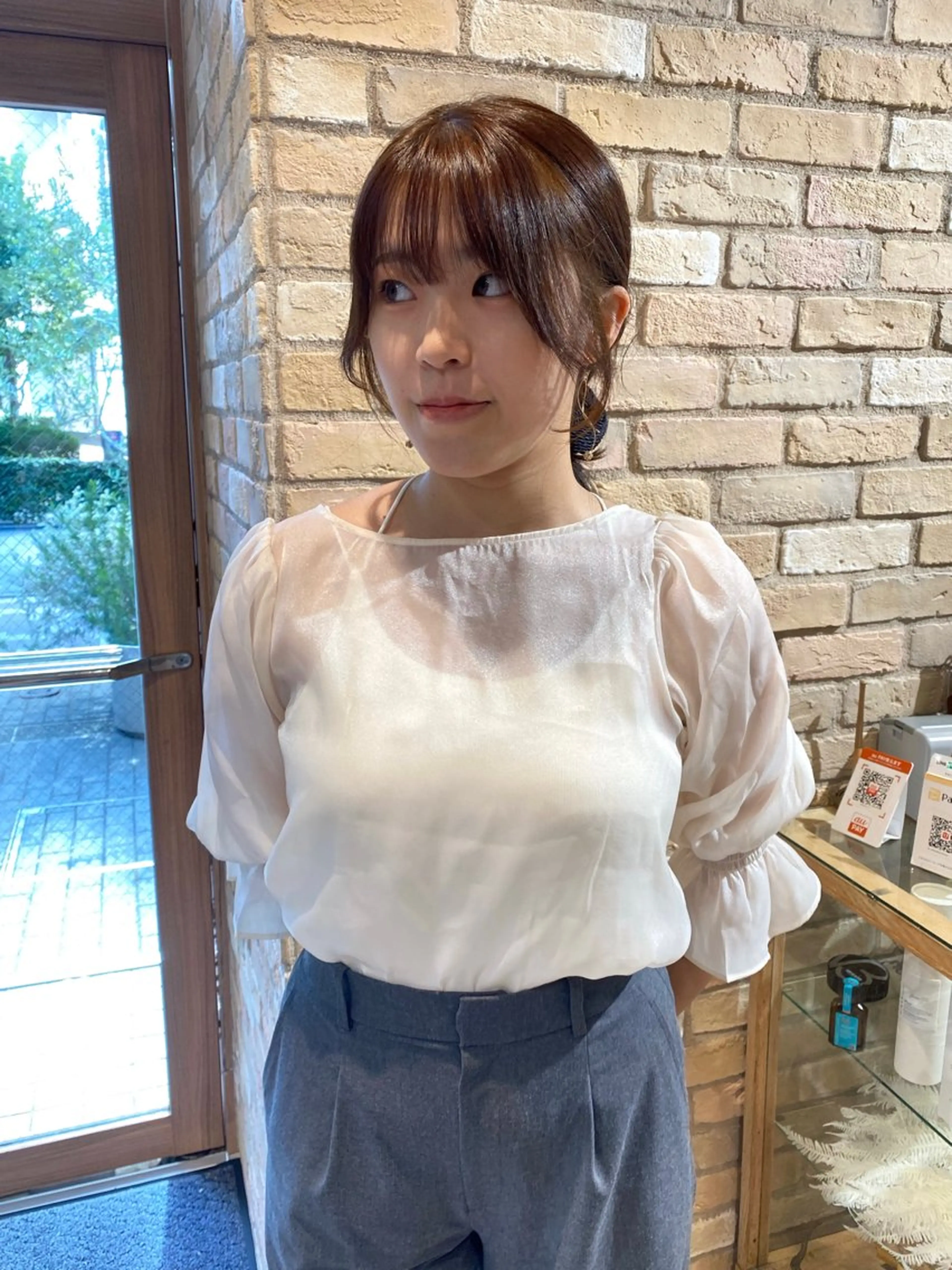 セミロング カット 透明感/レイヤー カット🎀マコのヘアスタイル