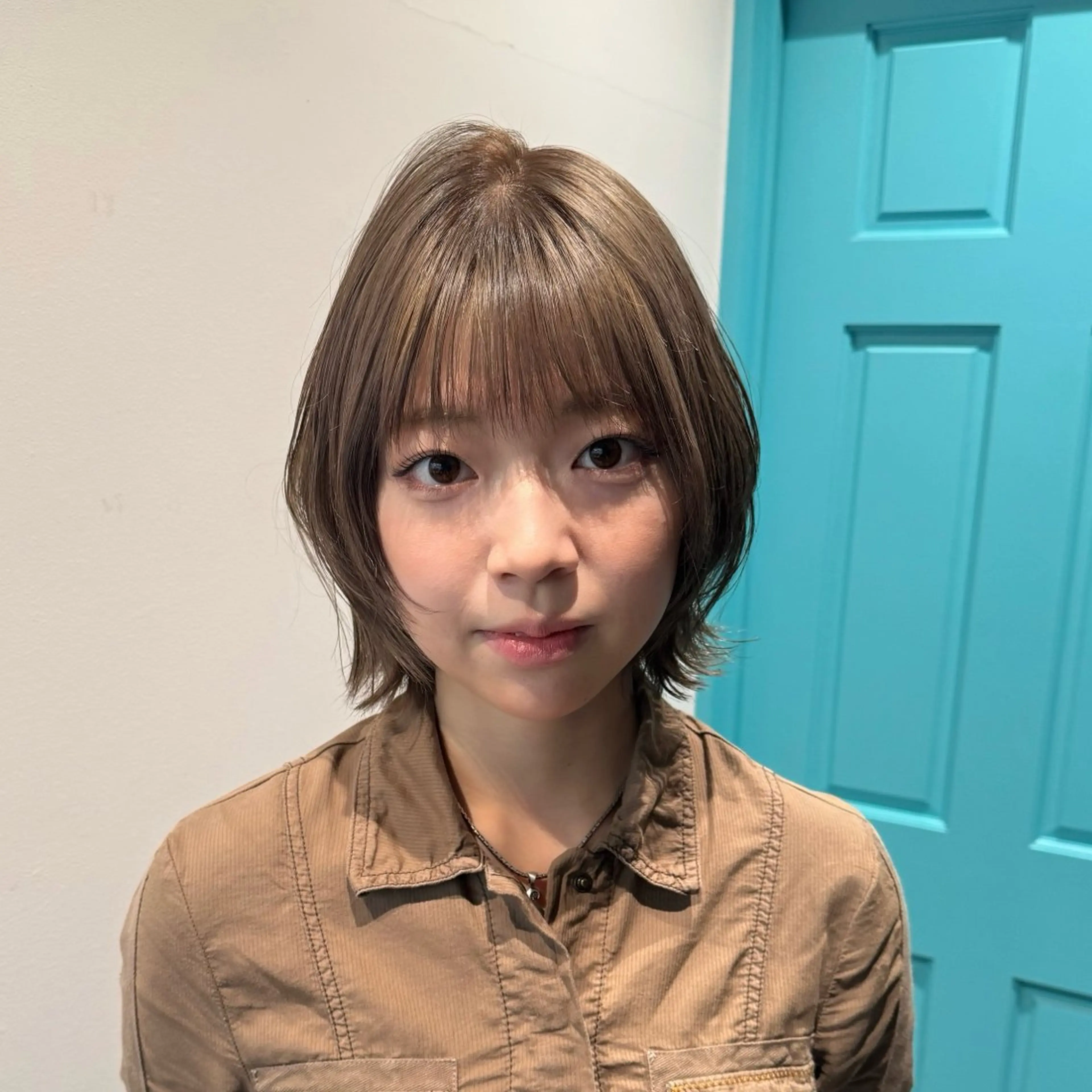 カラー ヘアカラー 韓国ヘア AINA🐱のヘアスタイル