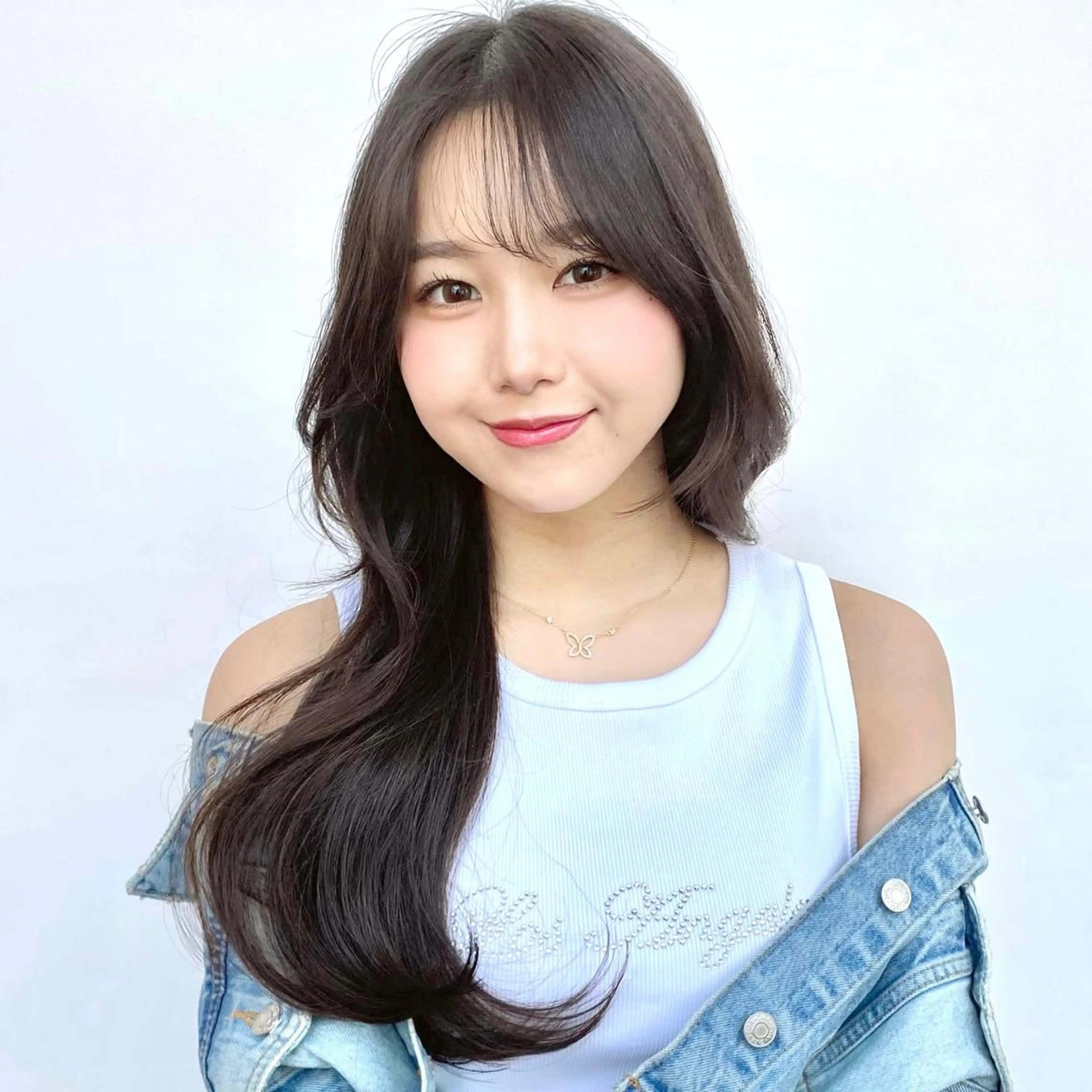ロング 韓国風ヘア レイヤーカット カット ヘアカラー トリートメント 韓国くびれレイヤー 🇰🇷はづきのヘアスタイル