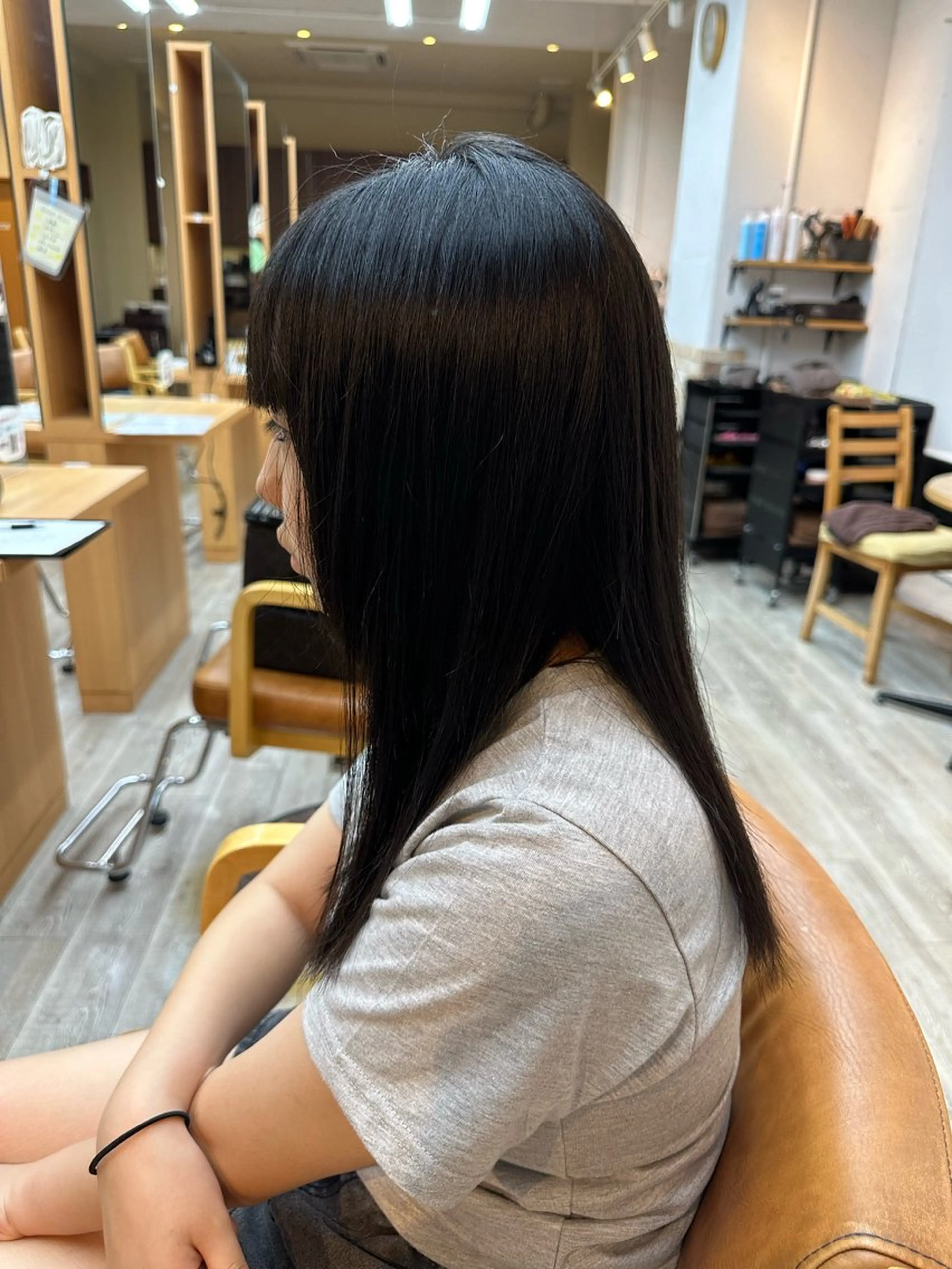 ロング 姫カット 学生 レイヤーカット ロング 三留玲愛 /似合わせカット/のヘアスタイル