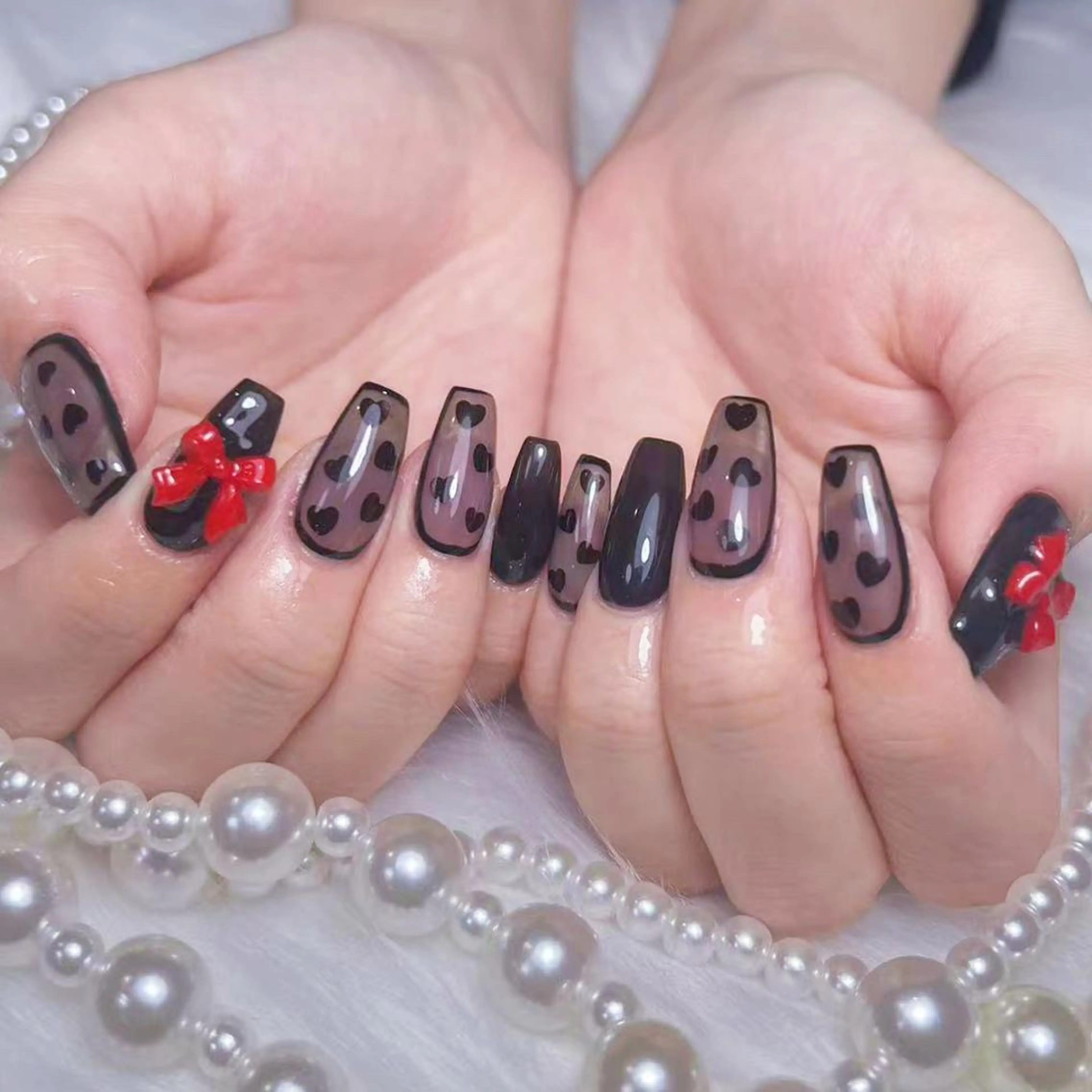 ネイル アートネイル オーロラネイル ガーリー キラキラネイル 韓国ネイル Nail Monsterのネイルデザイン