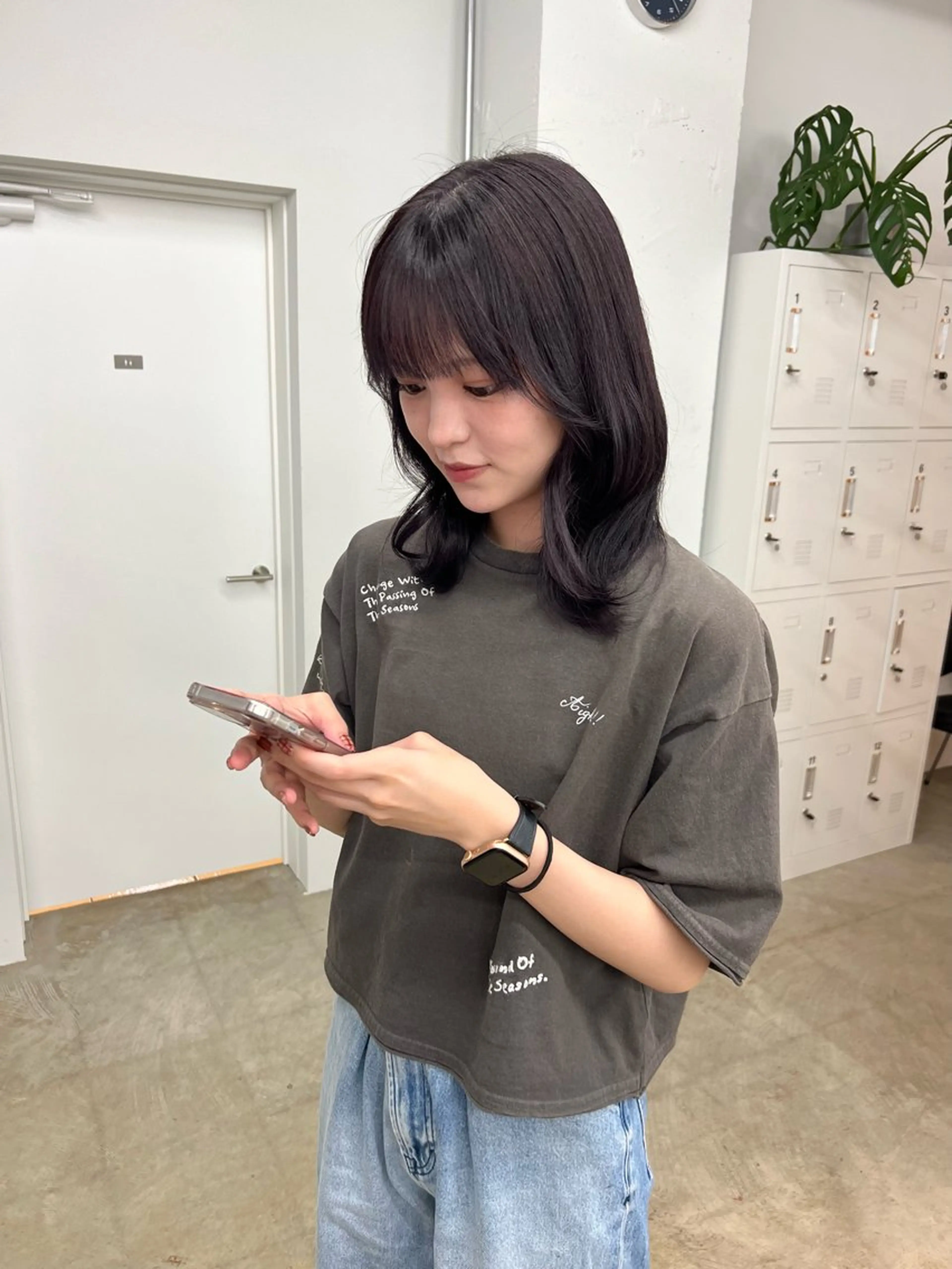 ミディアム ヘアカラー Meena by  urban所属・iroha/名古屋/ 暖色カラー/髪質改善のヘアスタイル