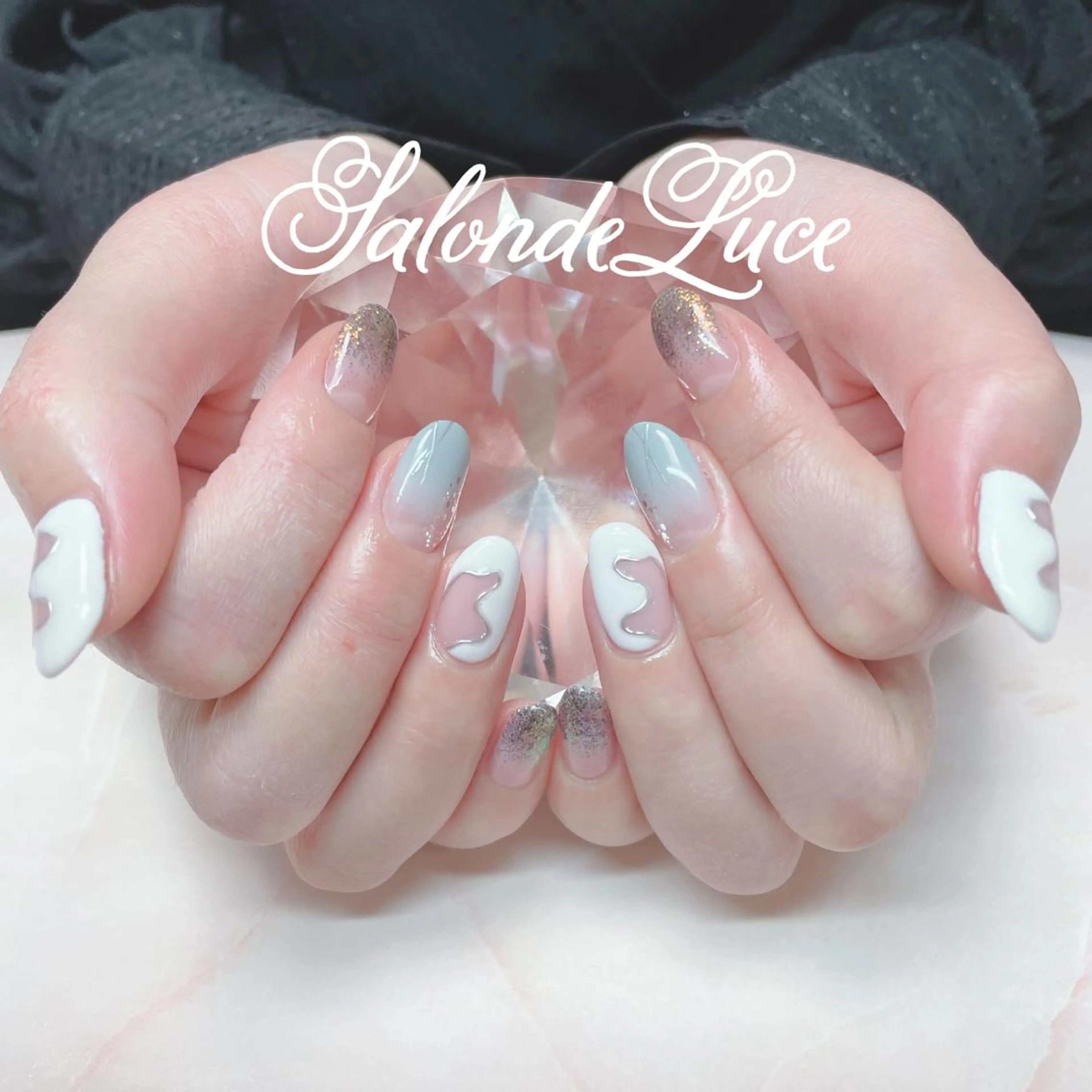 ネイル ミラーネイル Salon de Luceのネイルデザイン