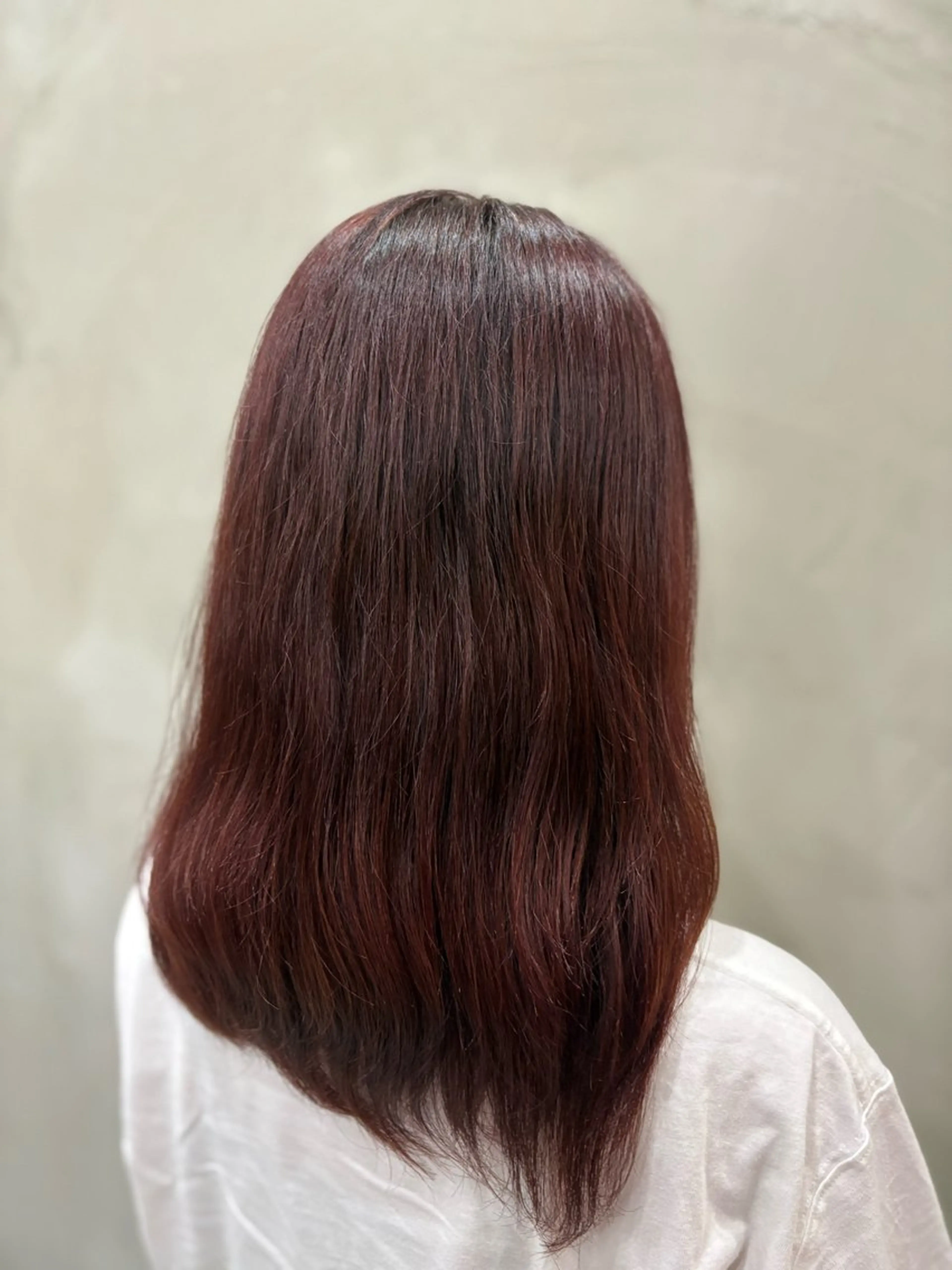 カラー ピンクカラー ヘアカラー トリートメント la  fith  hair  too.倉敷店所属・かわうち れなのヘアスタイル