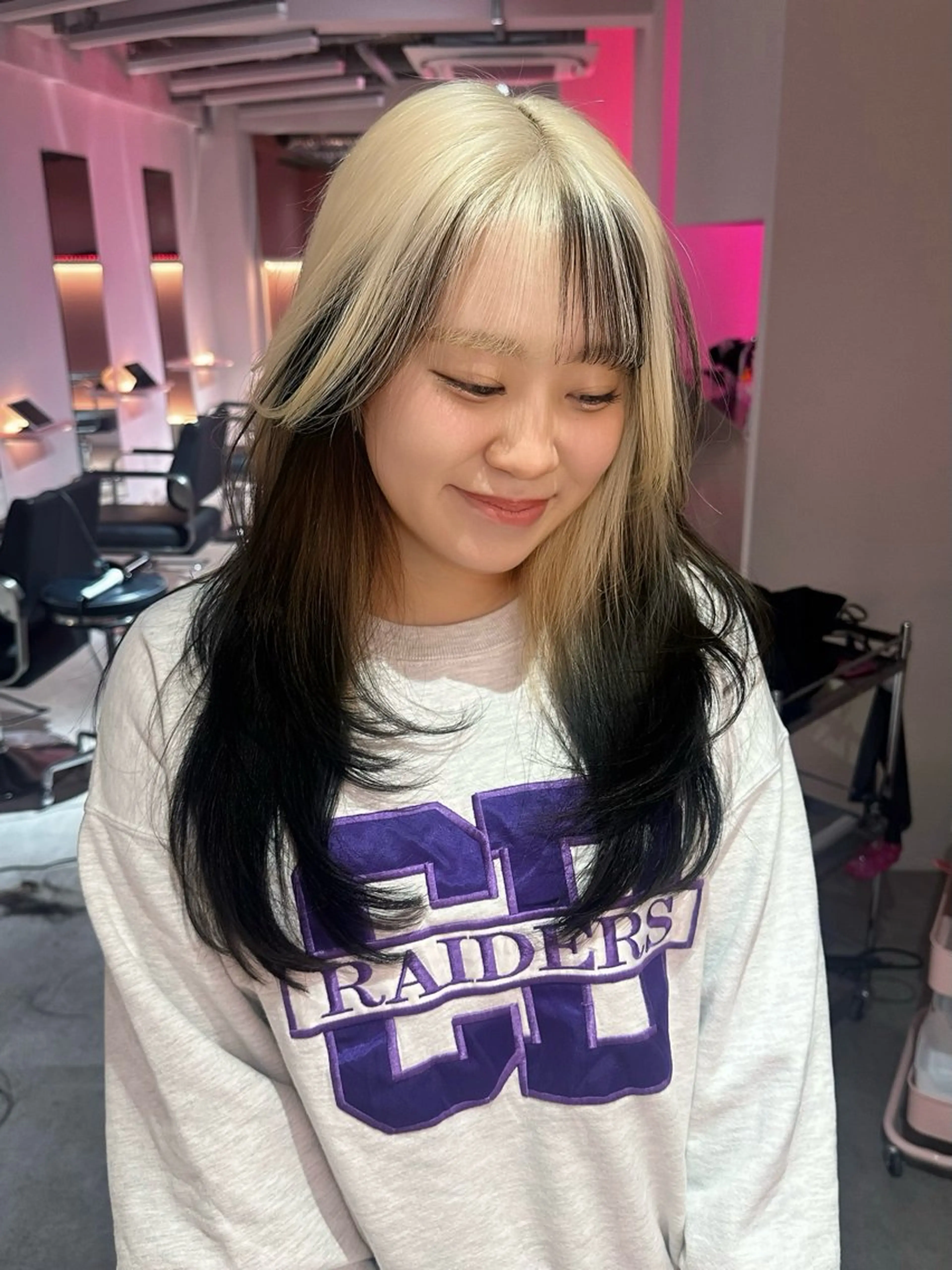 ロング ブリーチカラー 特化/MAHIROのヘアスタイル