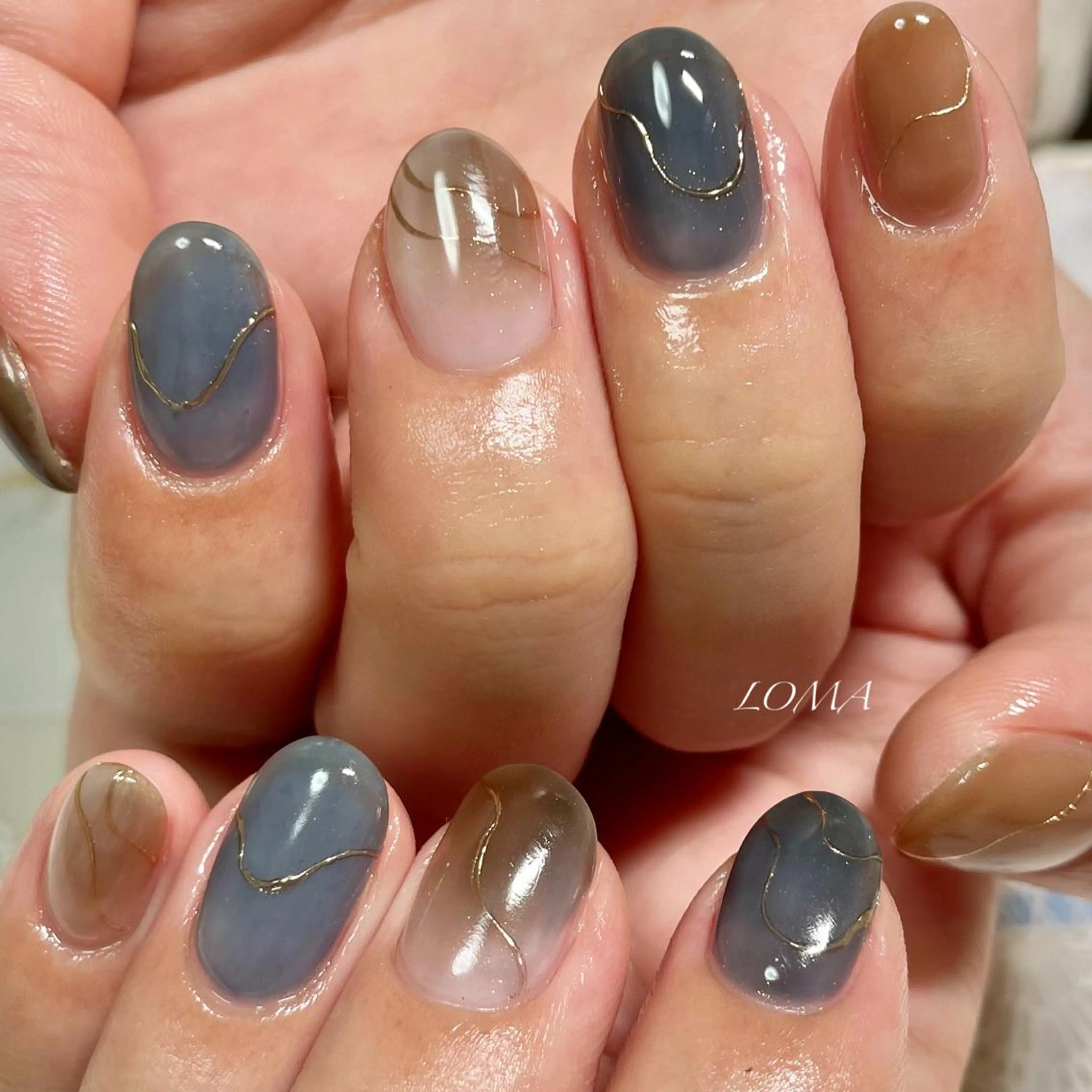ネイル ハンドネイル ハンドケア m-nail所属・m-nail 🌙minamiのネイルデザイン
