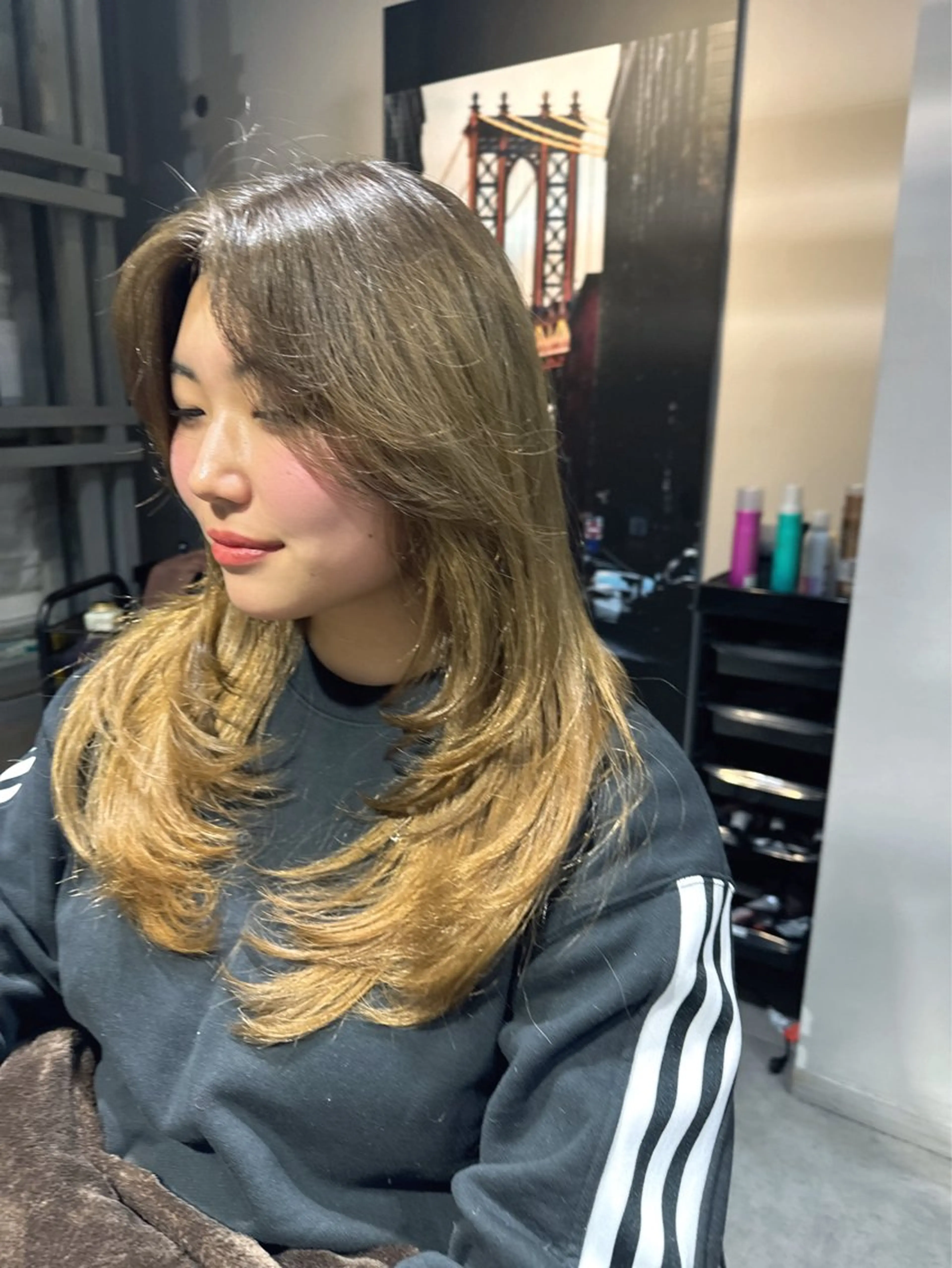 ロング カラー ロングレイヤー レイヤーカット ロング カット Dxxxx III所属・女性目線の大人 メンズ*Ayakaのヘアスタイル