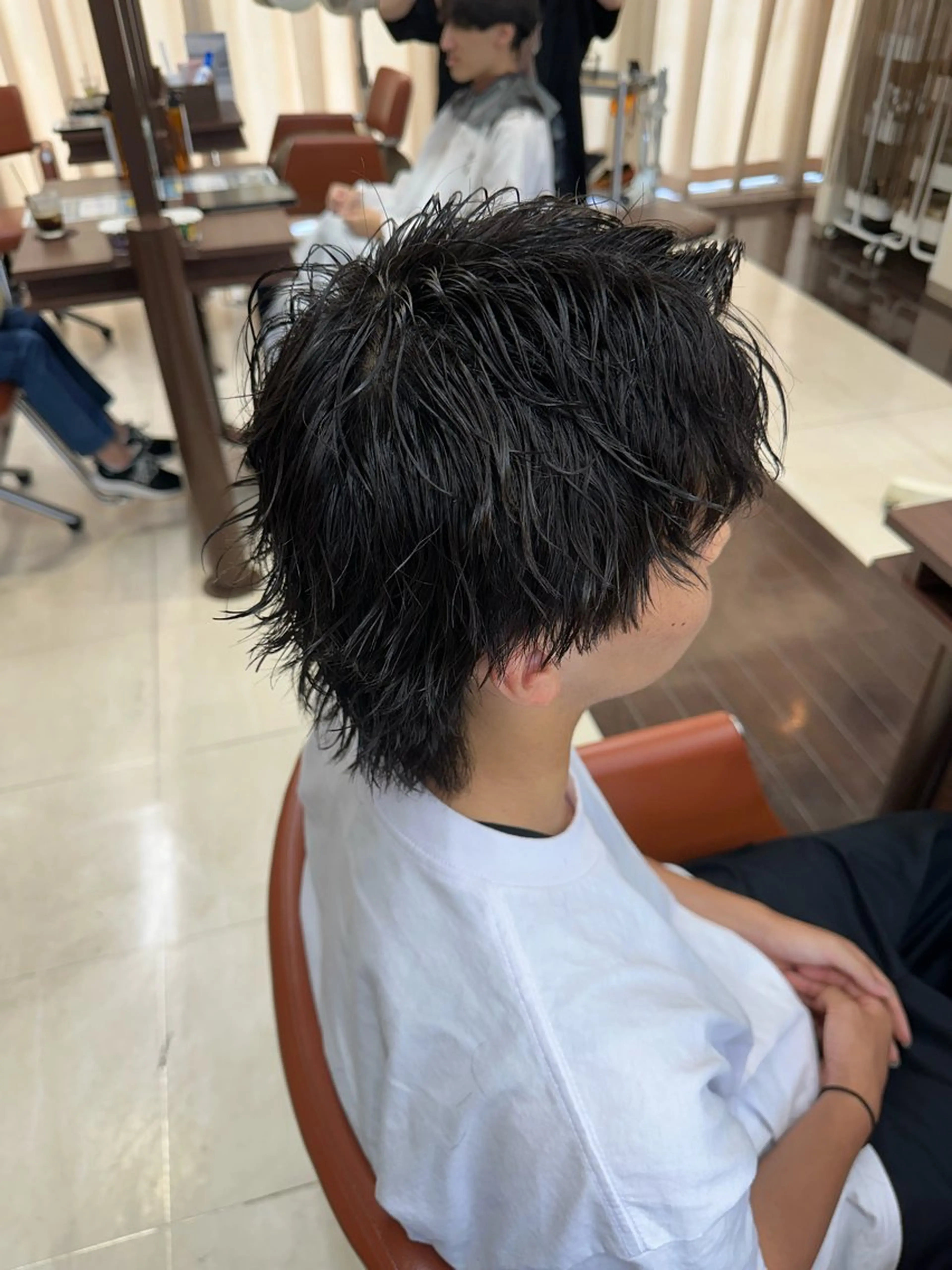 ショート カラー パーマ メンズ カット パーマ ヘアセット 毎月230人担当/ メンズヘア/清和武虎のヘアスタイル