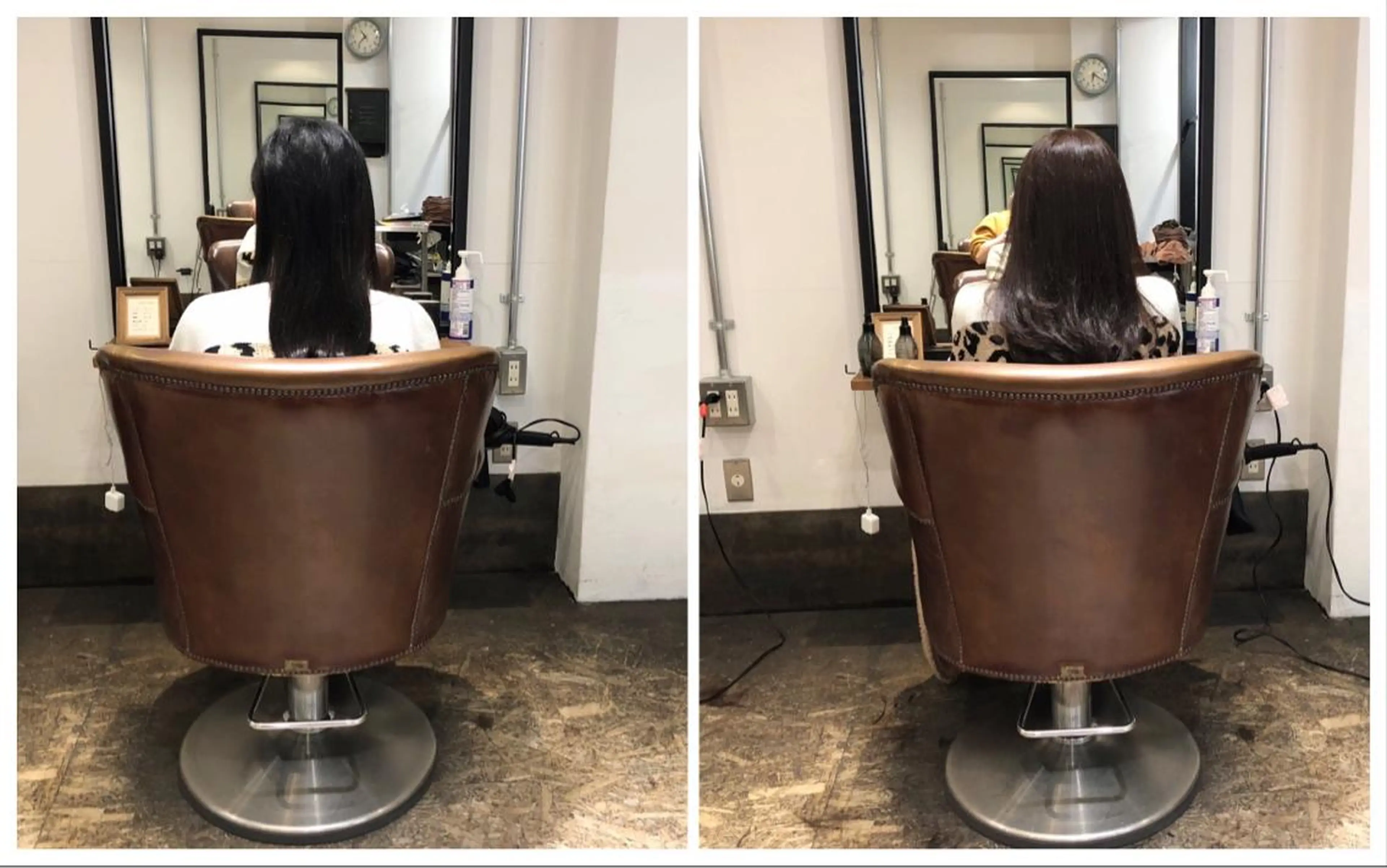 セミロング カラー ブリーチ ブラウンカラー ブリーチなしカラー KAIzen. tomoのヘアスタイル
