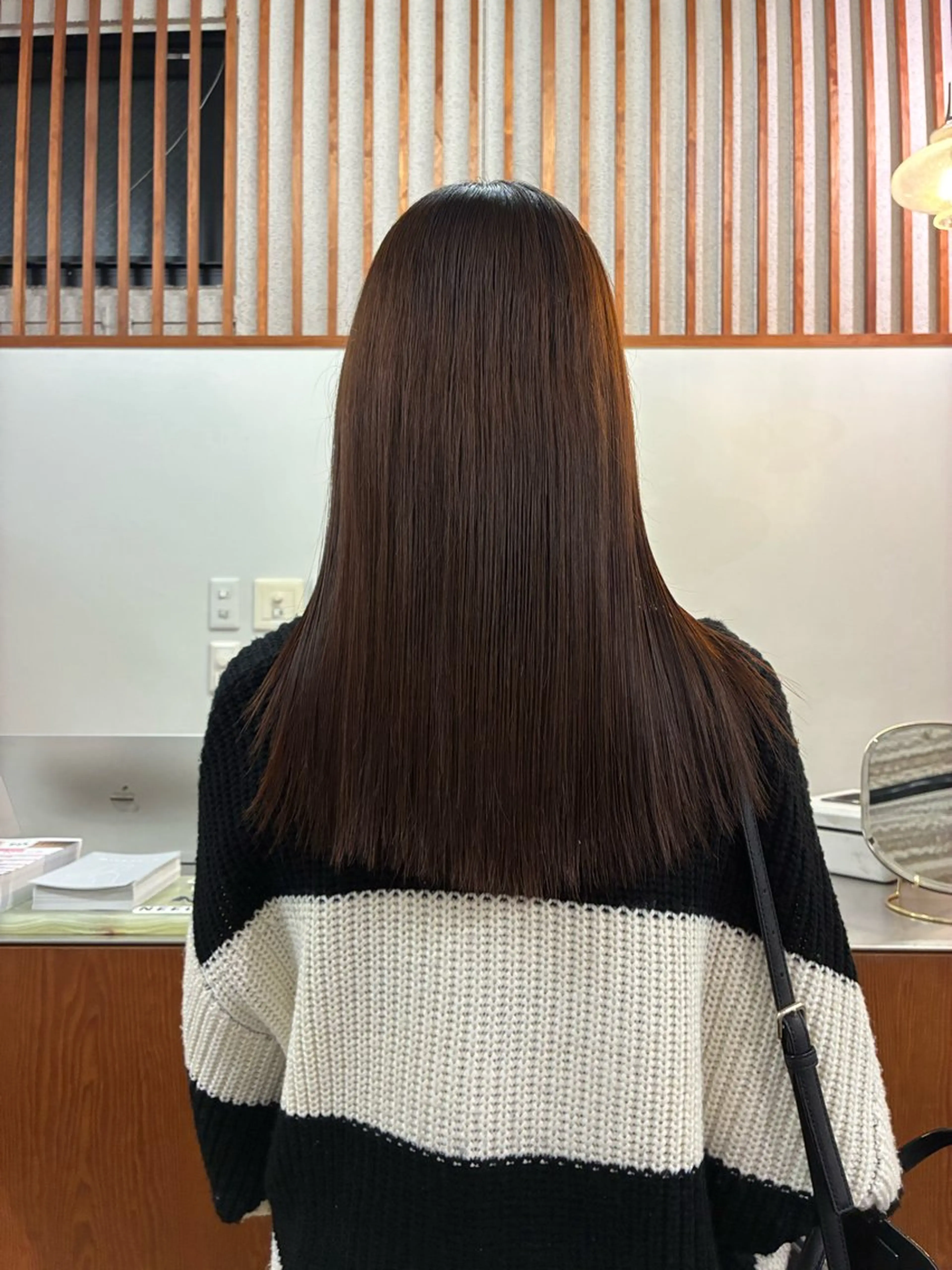 ロング 縮毛矯正 縮毛矯正 安藤 琢真のヘアスタイル