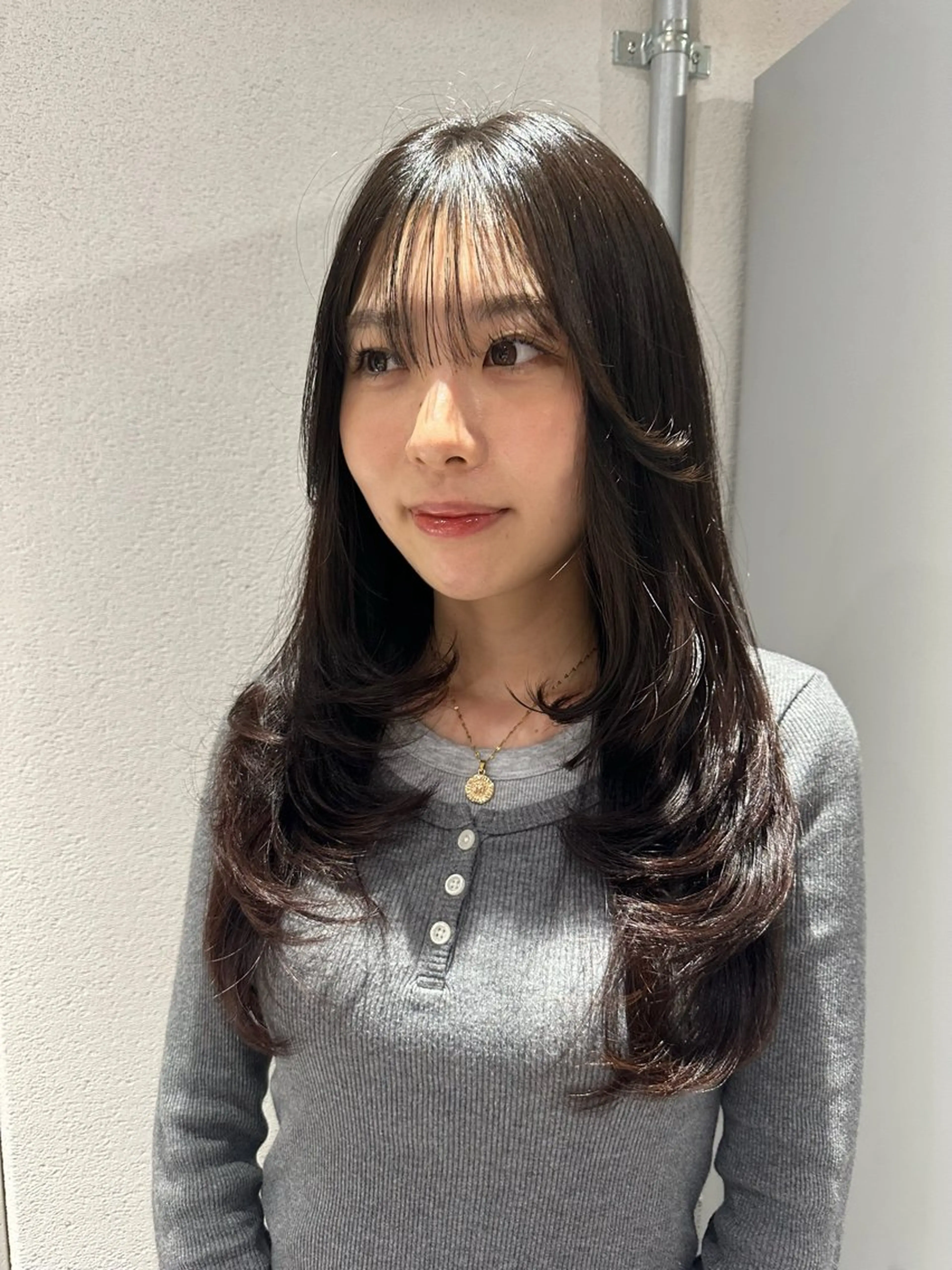 カット✂︎＋酸性縮毛矯正🪄︎︎‎＋高保湿トリートメント✨️【髪質改善／海外レイヤー／海外ガール】の写真