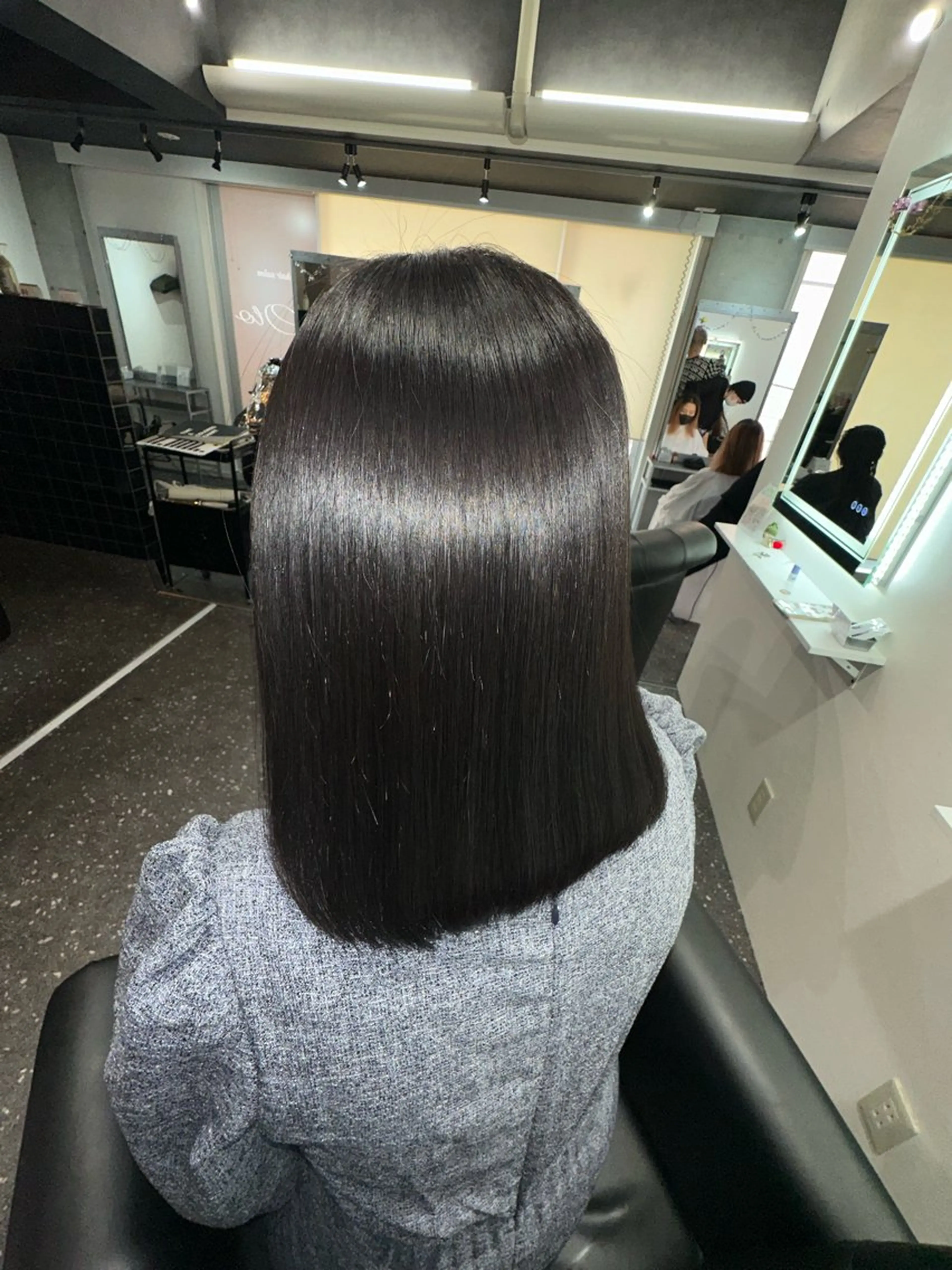 ミディアム カラー パーマ カット ヘアカラー 縮毛矯正 トリートメント 髪質改善⭐️縮毛矯正 吉祥寺⭐️Rinaのヘアスタイル