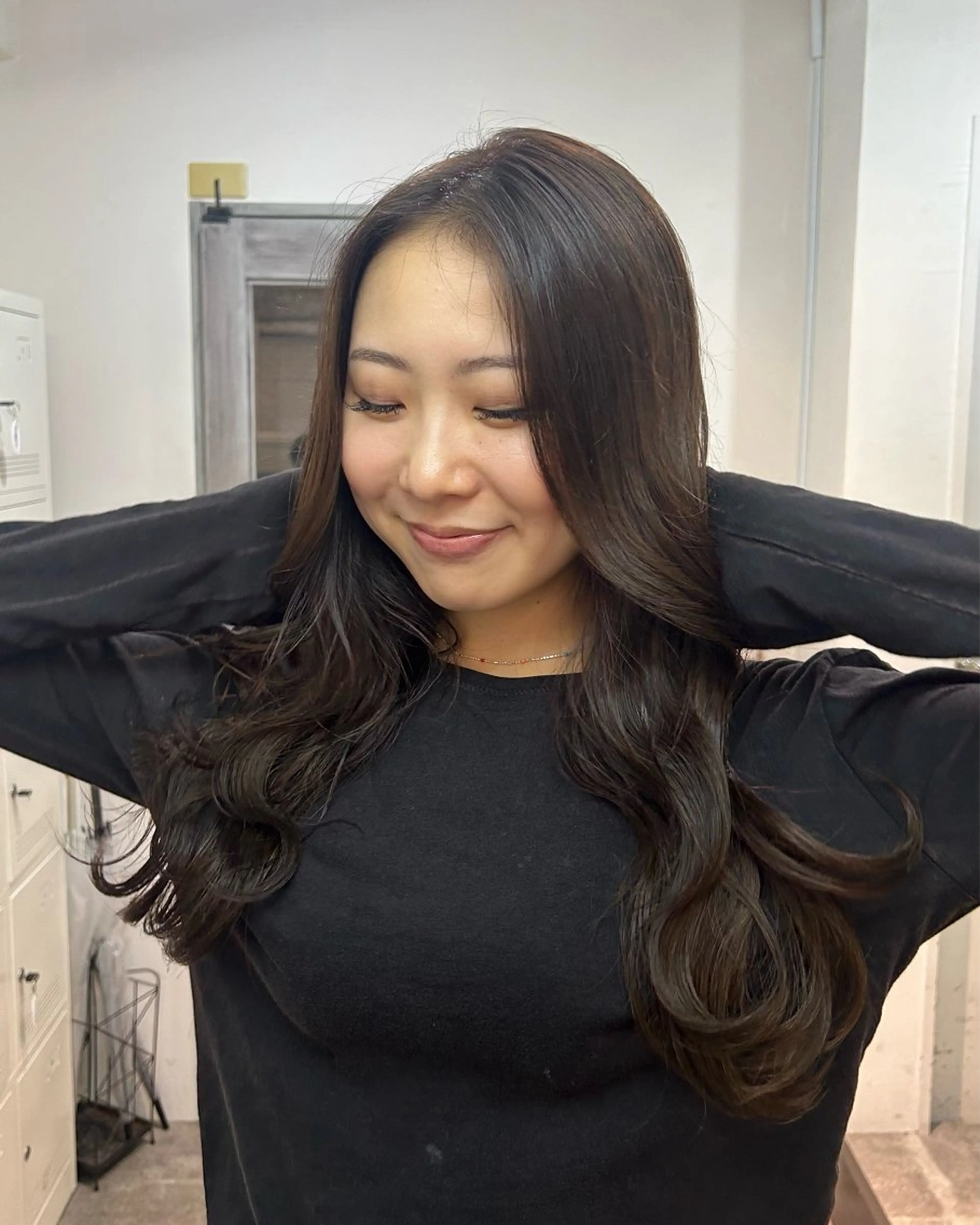 ロング カラー ベージュカラー 寺川留以 /カットモデル募集中のヘアスタイル