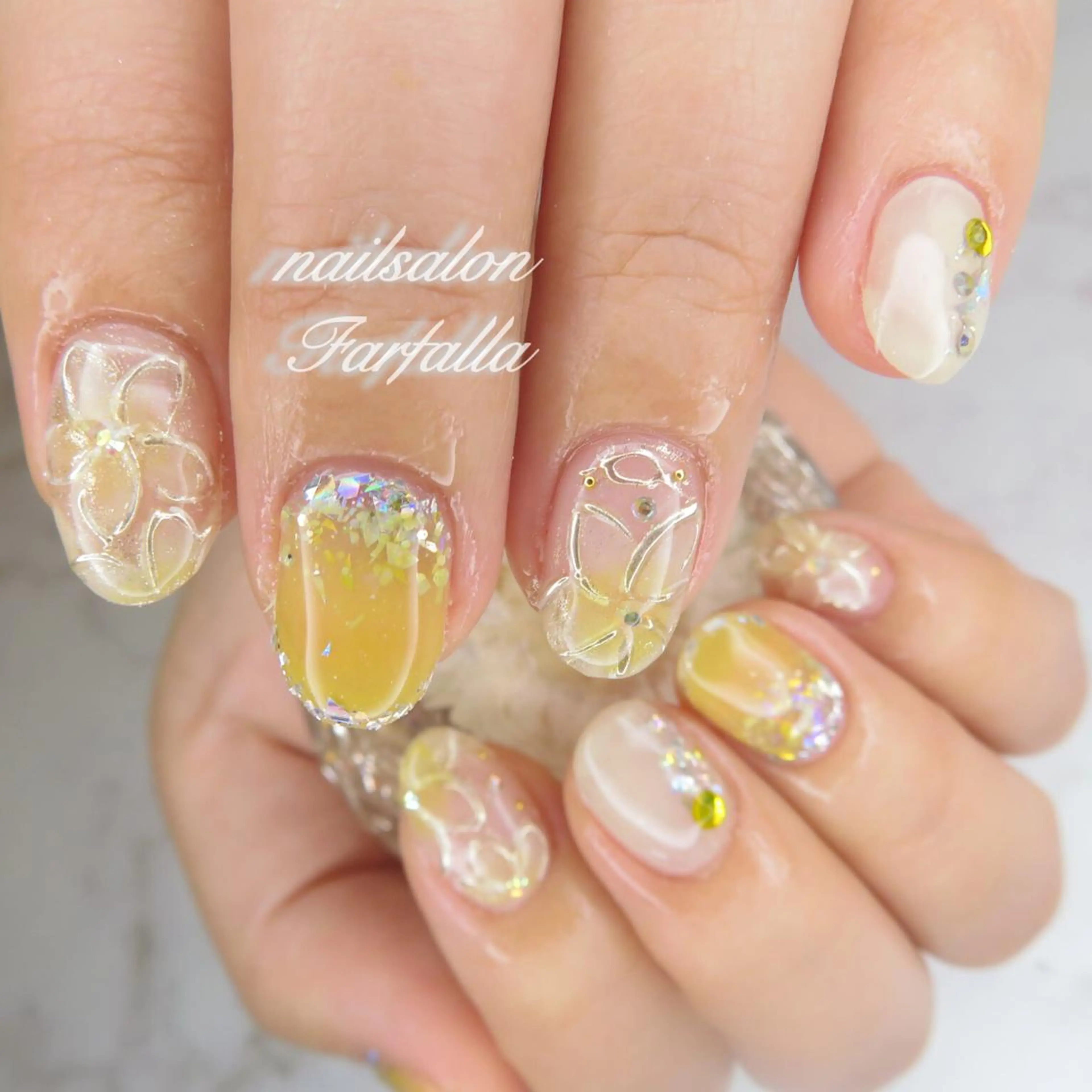 ネイル Farfalla Kieのネイルデザイン