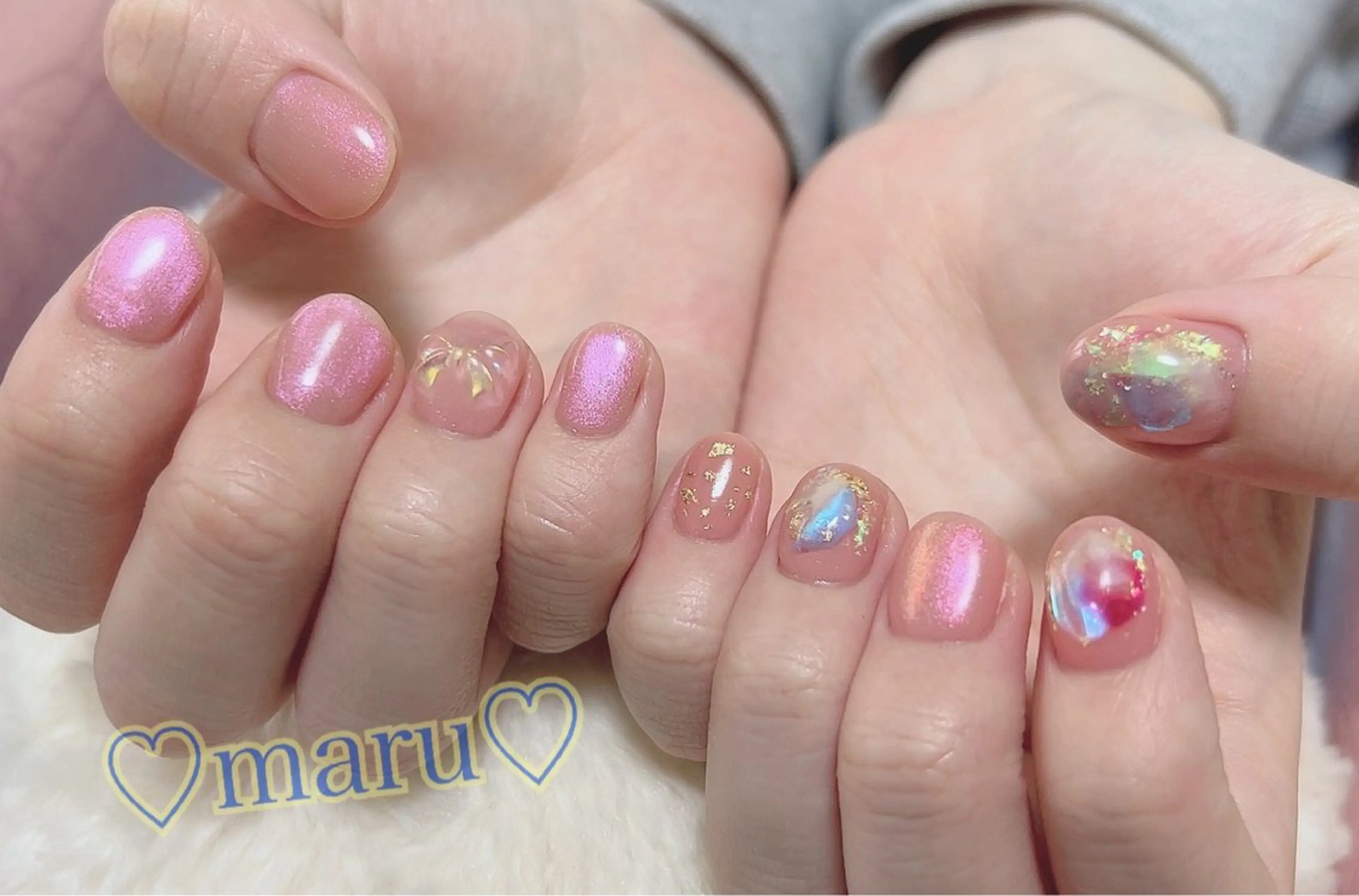 ネイル ハンドネイル フットネイル まるみ ♡のネイルデザイン