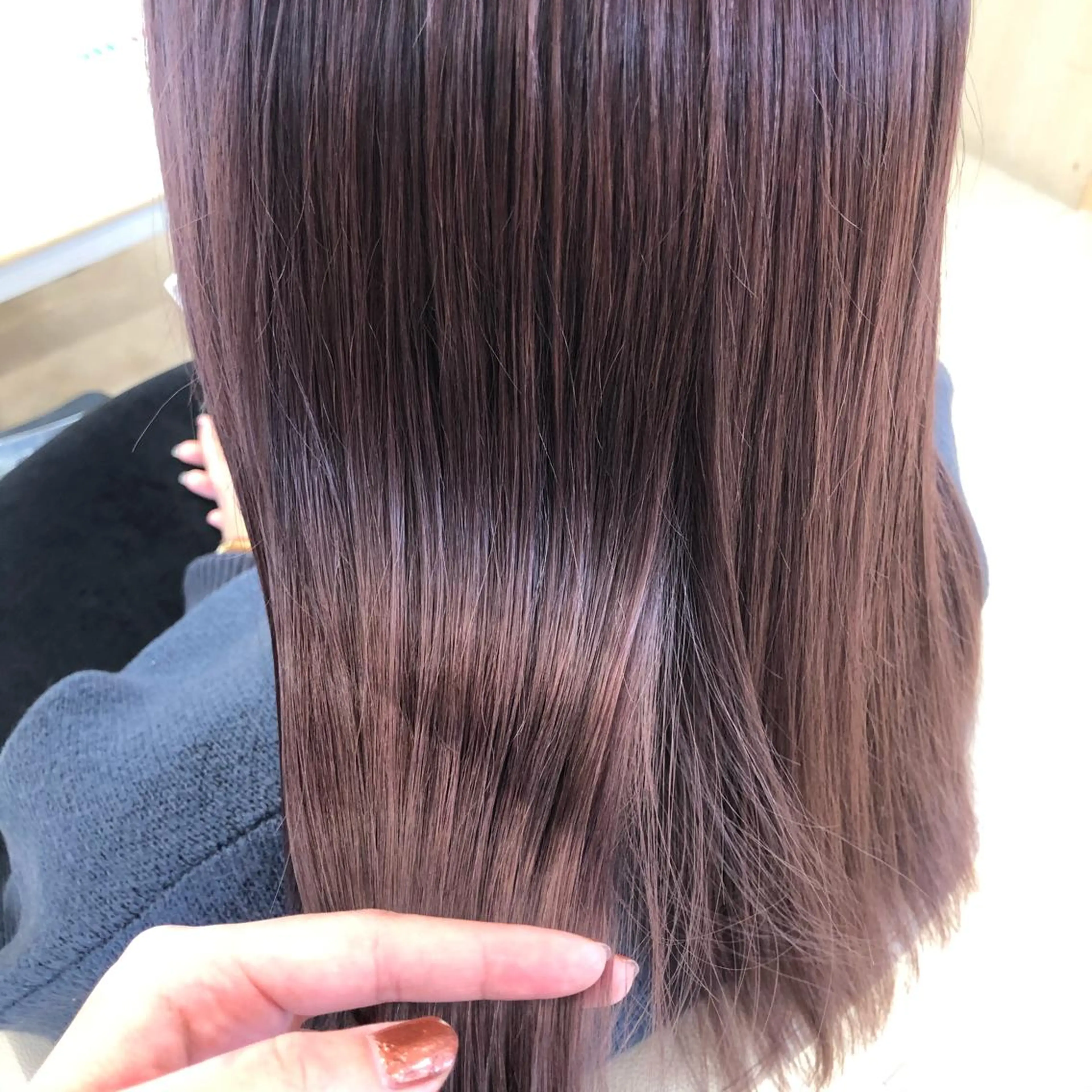 ロング カラー ベージュカラー ラベンダーカラー ラベンダーベージュ 似合わせ.ﾍｱｾｯﾄ 得意🌹井上美沙のヘアスタイル