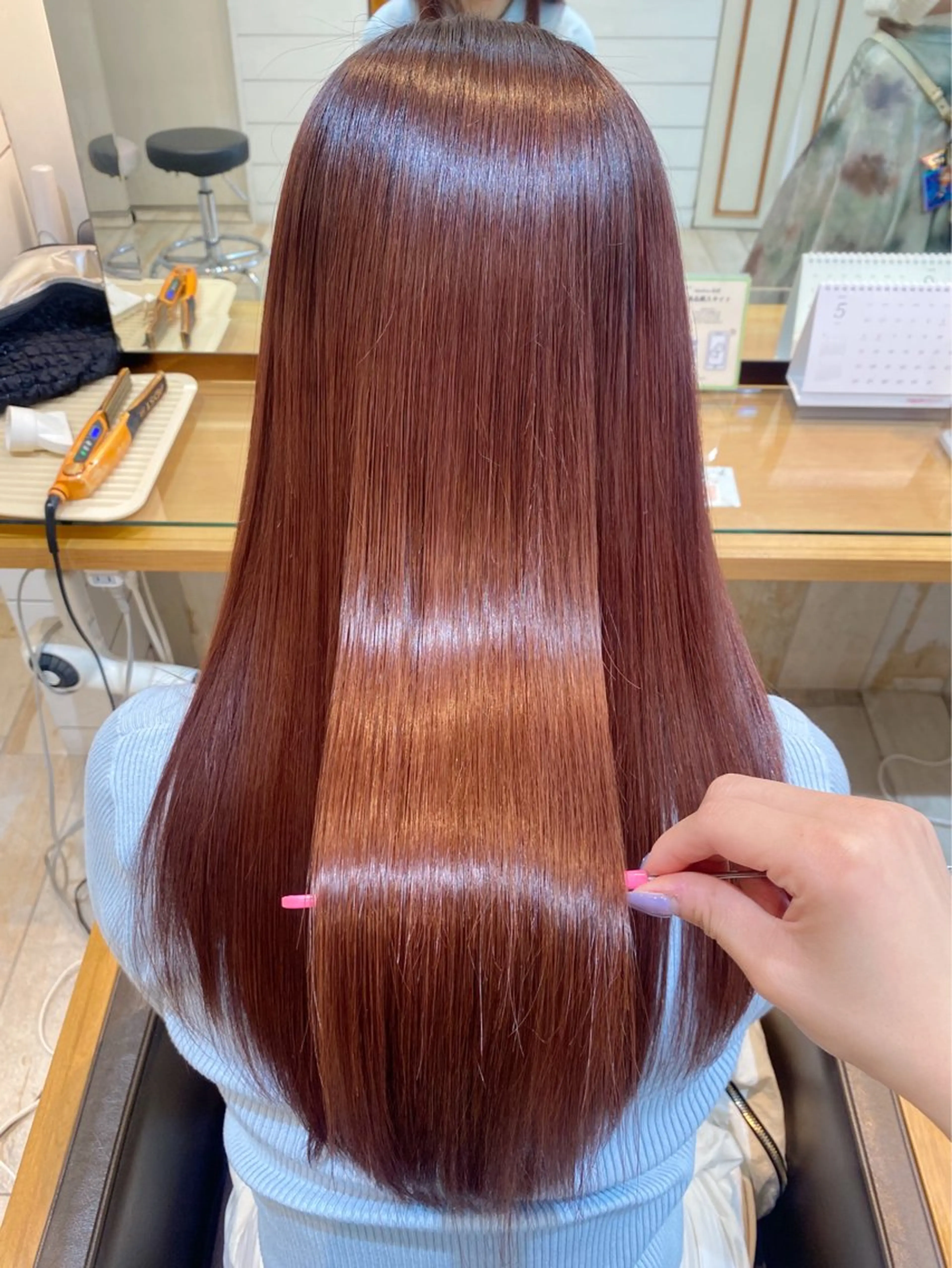 ロング 縮毛矯正 縮毛矯正 🧸にしかた ちひろ🧸 / 渋谷のヘアスタイル