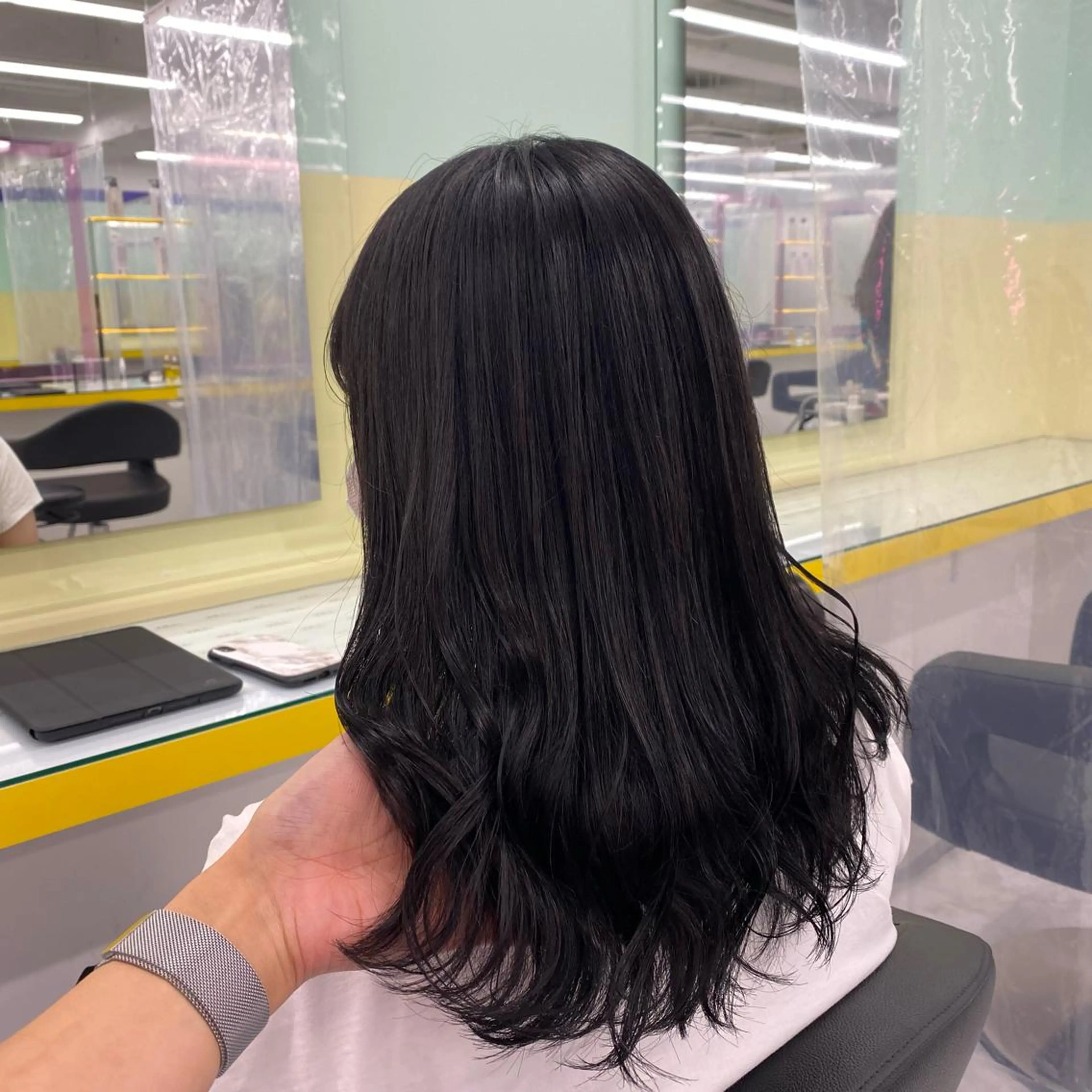 セミロング カラー ヘアアレンジ ヘアカラー トリートメント GOTODAY shair salon 横浜mare店所属・透明感抜群カラー mai🍑♡のヘアスタイル