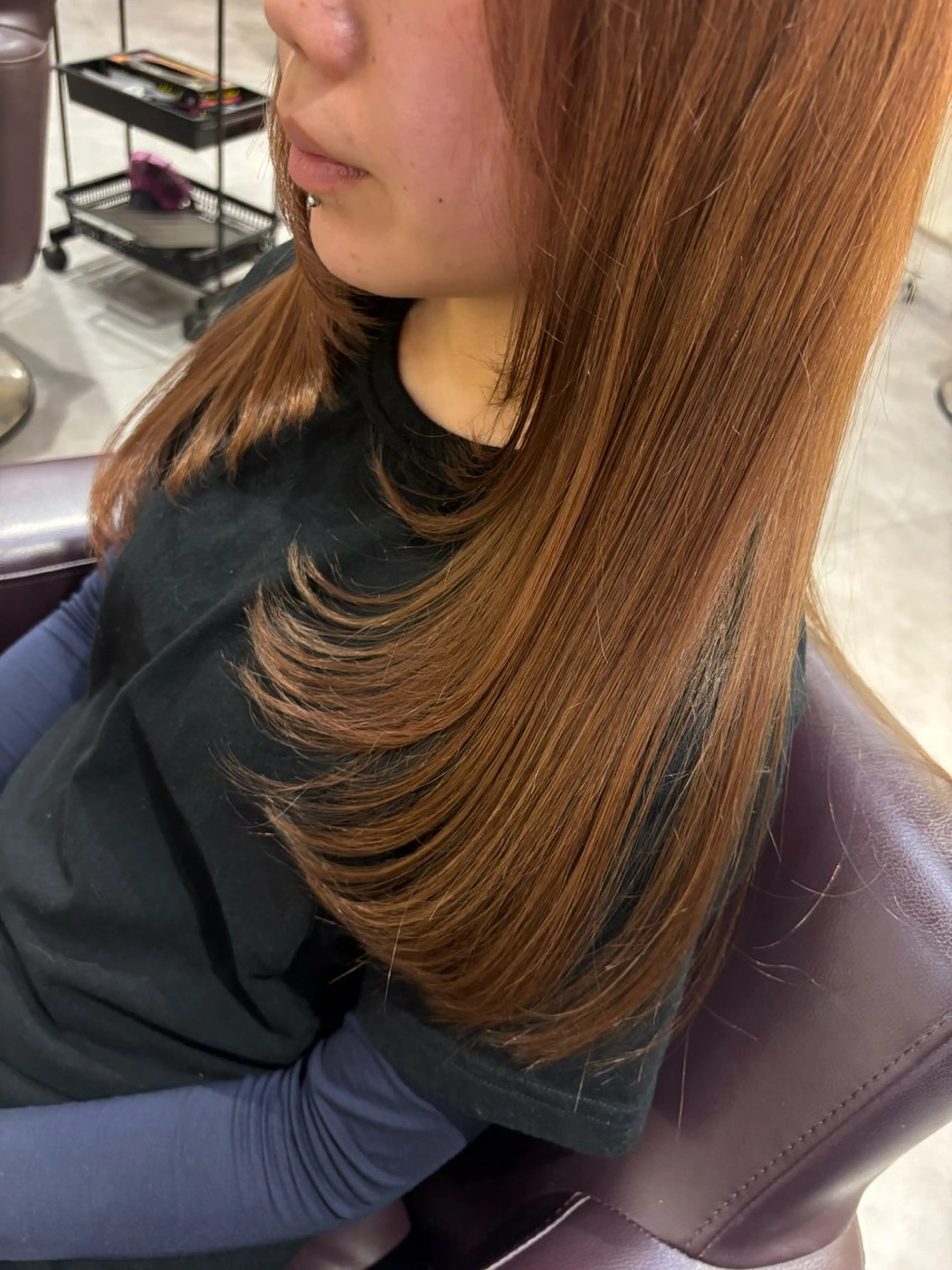 ロング AVANCE.江坂所属・長岡 明音のヘアスタイル