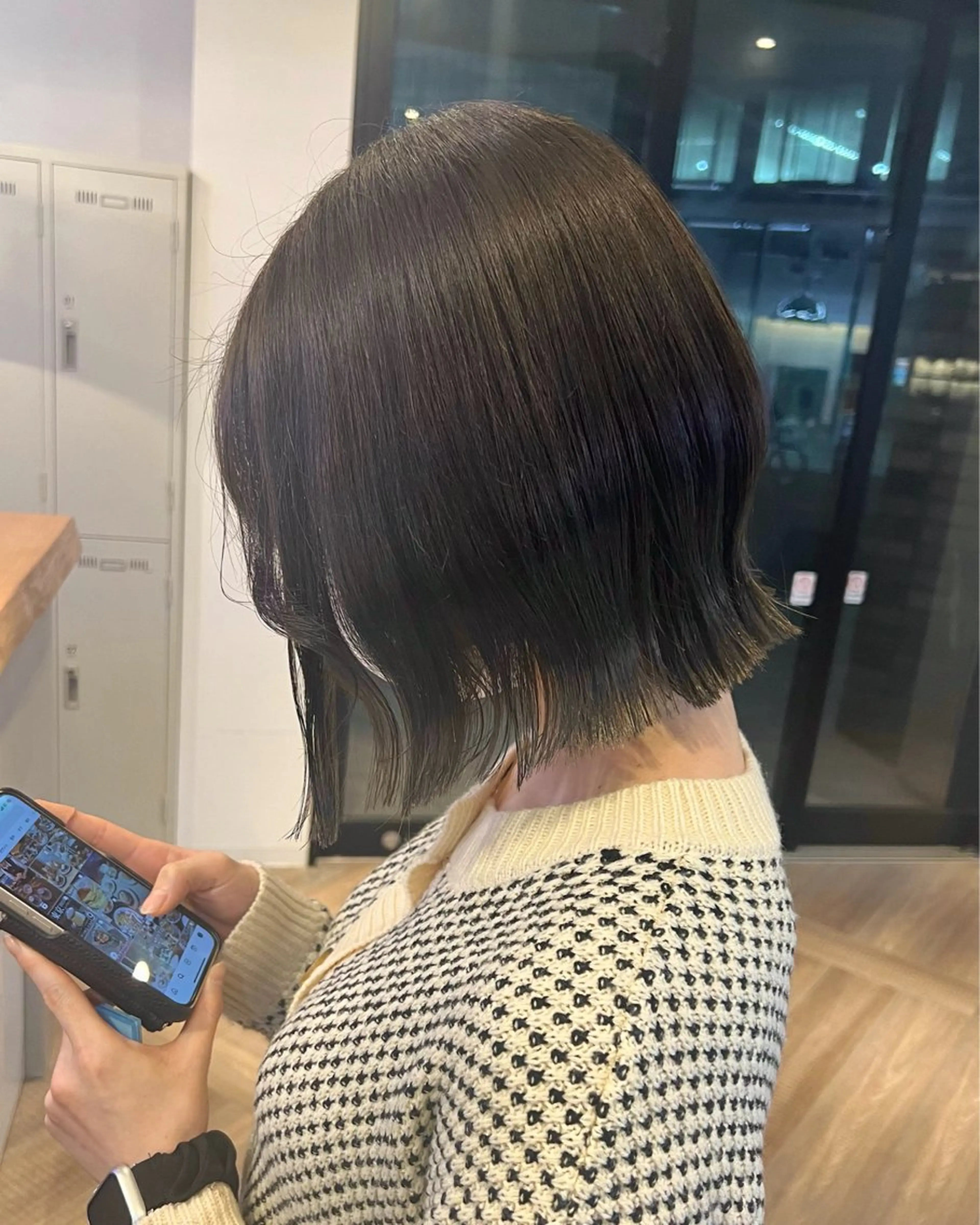 ショート カラー 韓国ヘア🇰🇷 中島志菜のヘアスタイル