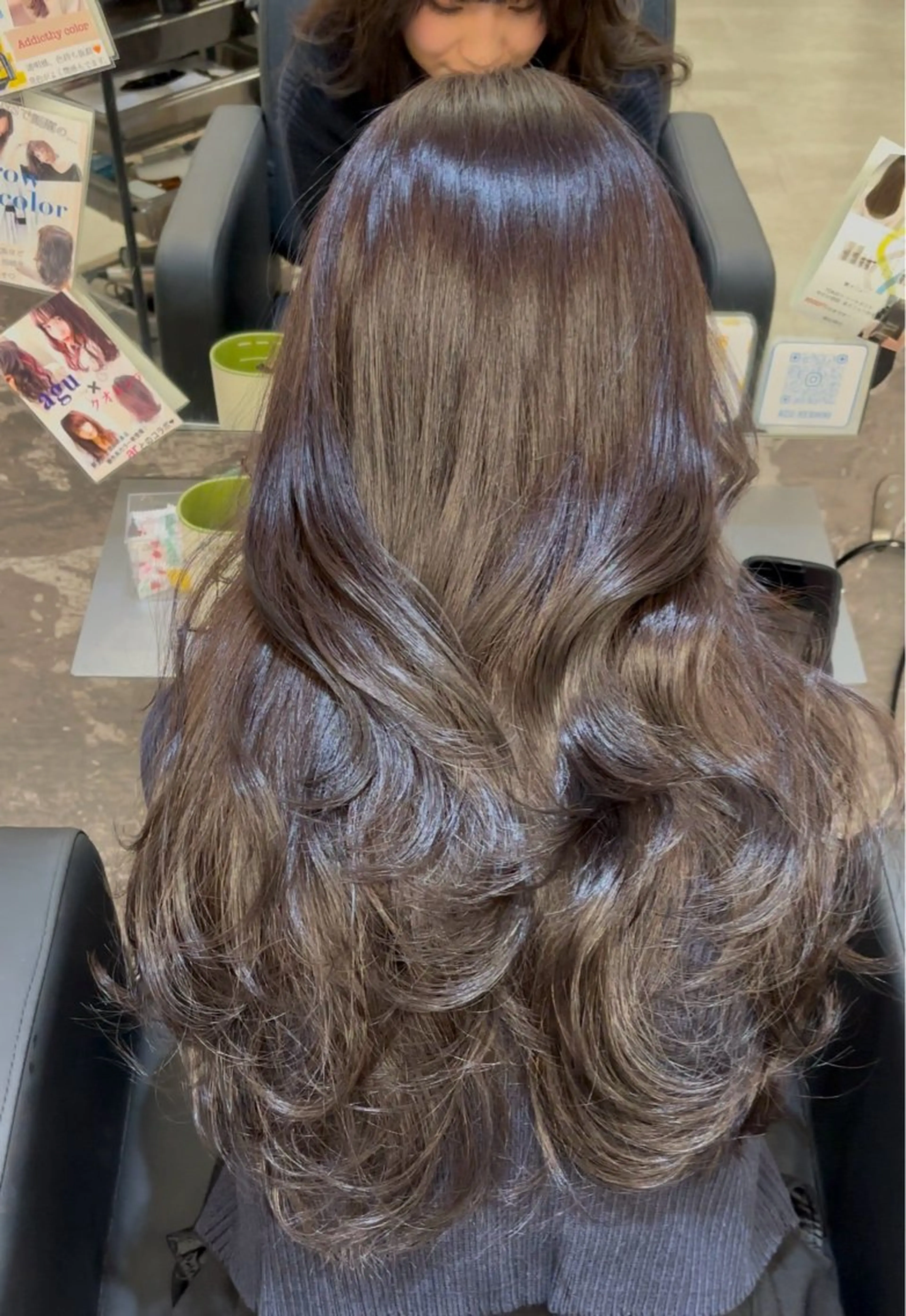セミロング カット ヘアカラー トリートメント レイヤーカット🫧艶 カラー/LILICAのヘアスタイル