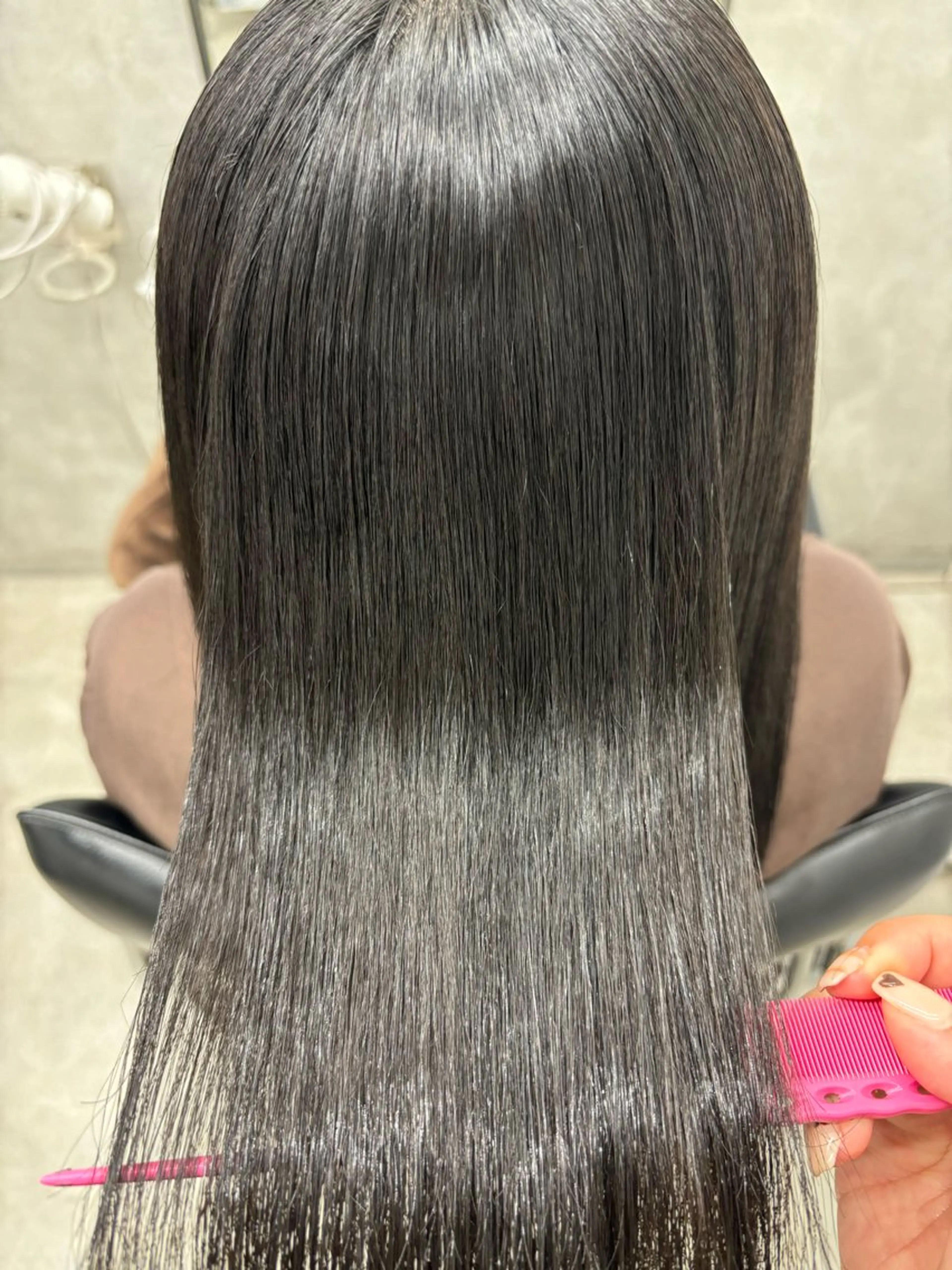 ロング カラー 髪質改善 縮毛矯正 トリートメント 巻ける縮毛矯正🌸 勝倉　麗のヘアスタイル