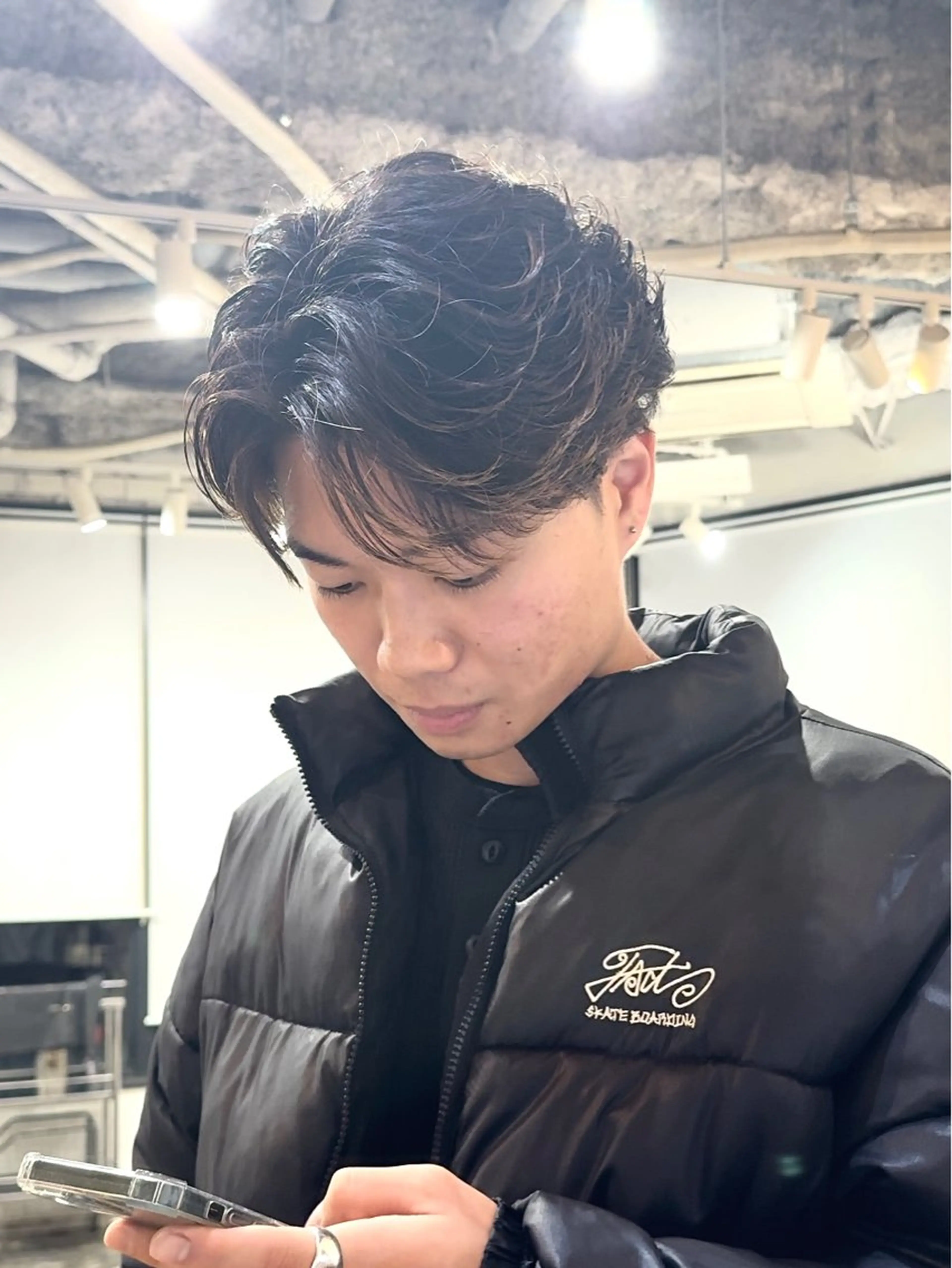 【リクエスト予約のみ】【メンズパーマモデル】メンズパーマ×カットの写真