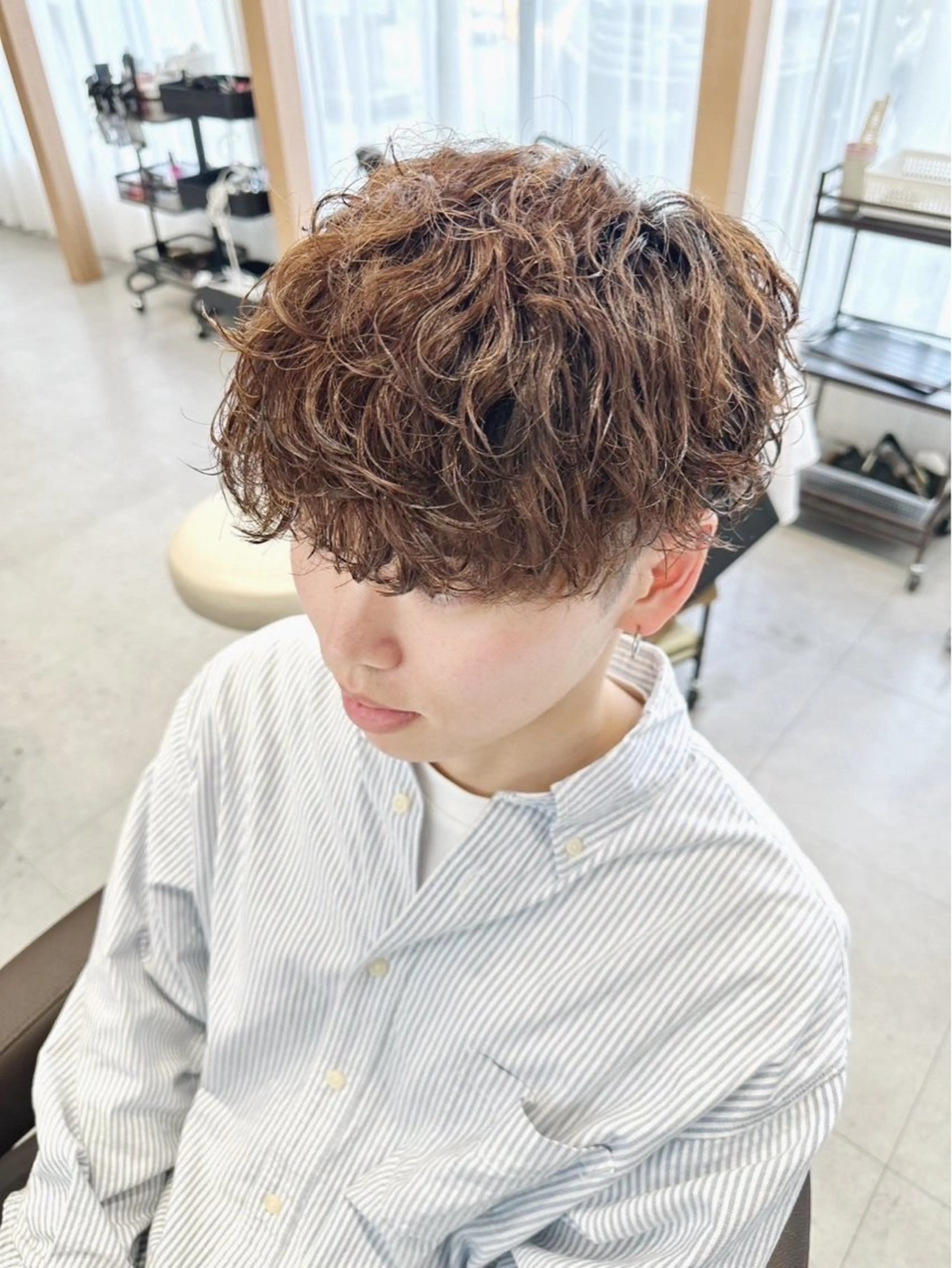パーマ カット パーマ 内橋 咲耶のヘアスタイル