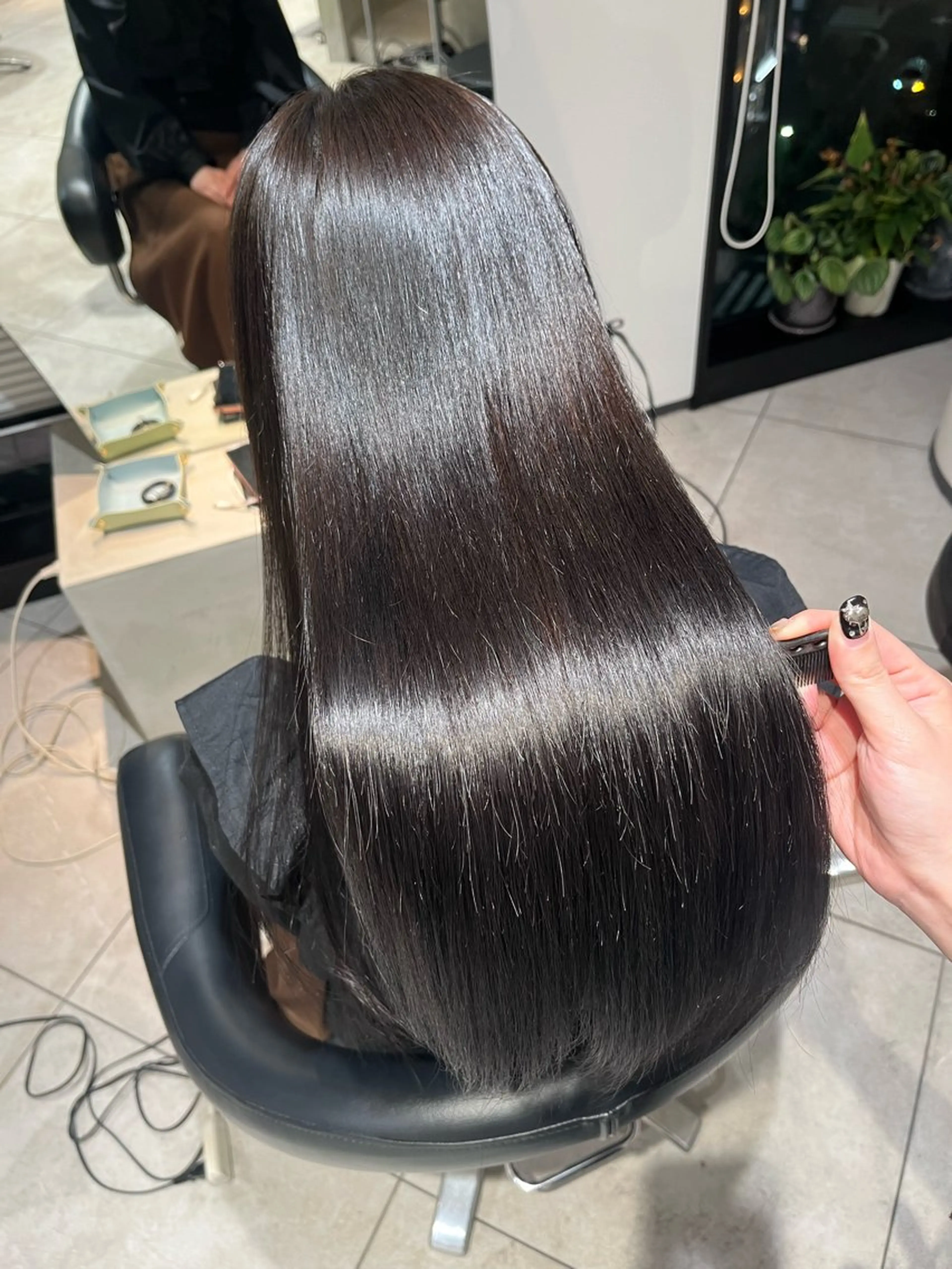 ロング パーマ 縮毛矯正 🫧美髪縮毛矯正🫧 横山 遥のヘアスタイル