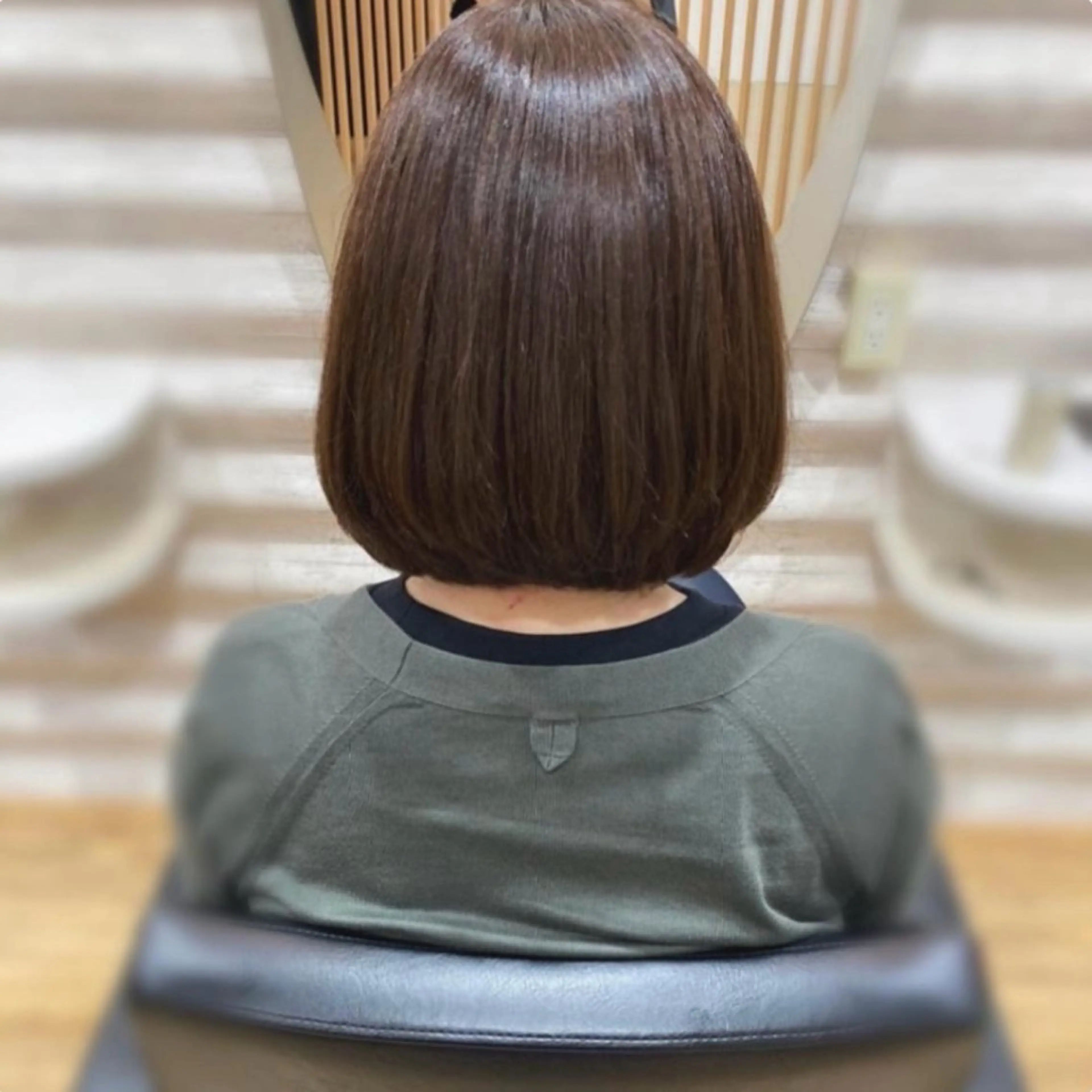 ミディアム カラー 髪質改善 カット トリートメント カラーダメージが艶々 『ケア特化店』KONのヘアスタイル