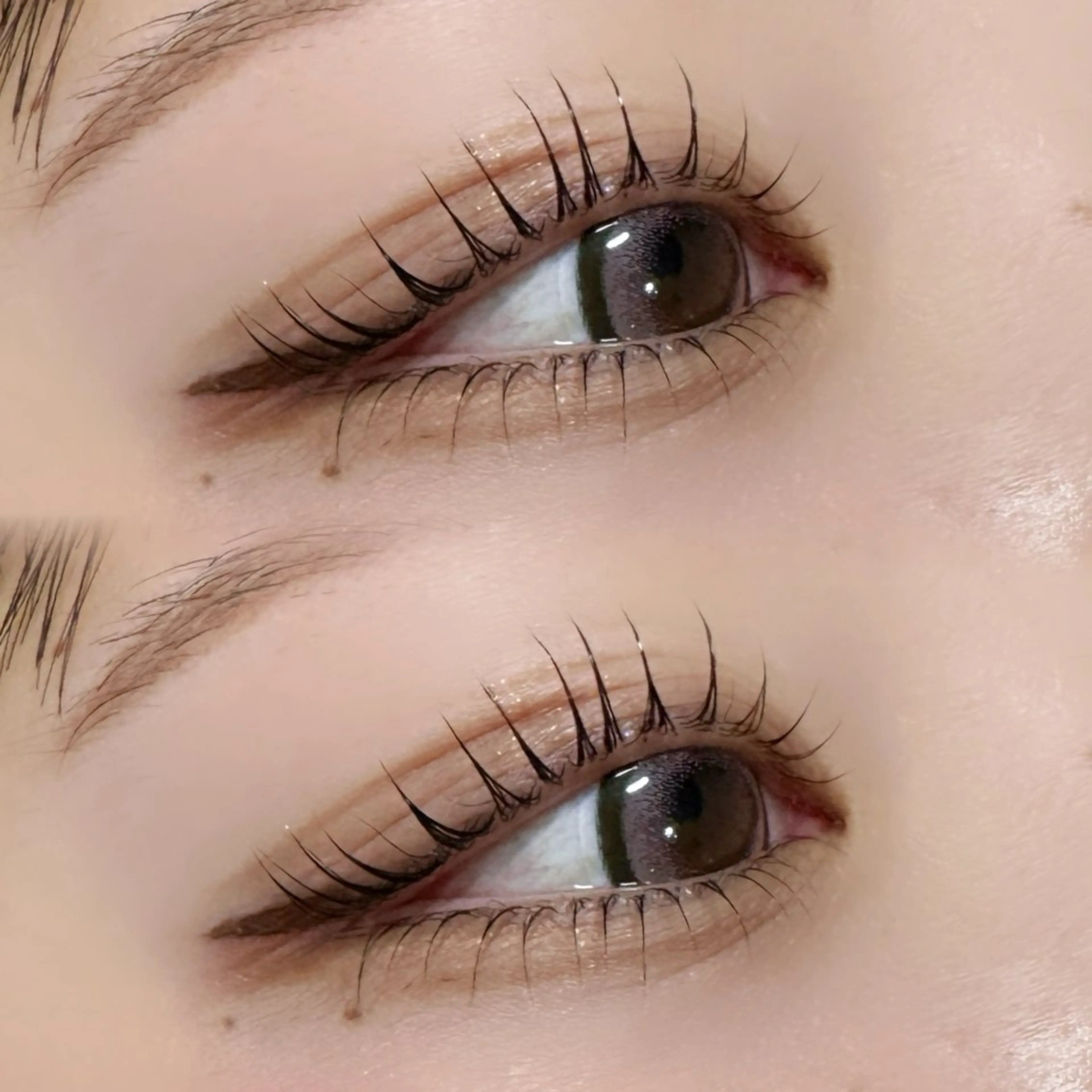 マツエク・マツパ 束感まつ毛 下まつげエクステ 一重×まつ毛パーマ マツパ KIRYU 🎀のマツエク・マツパデザイン