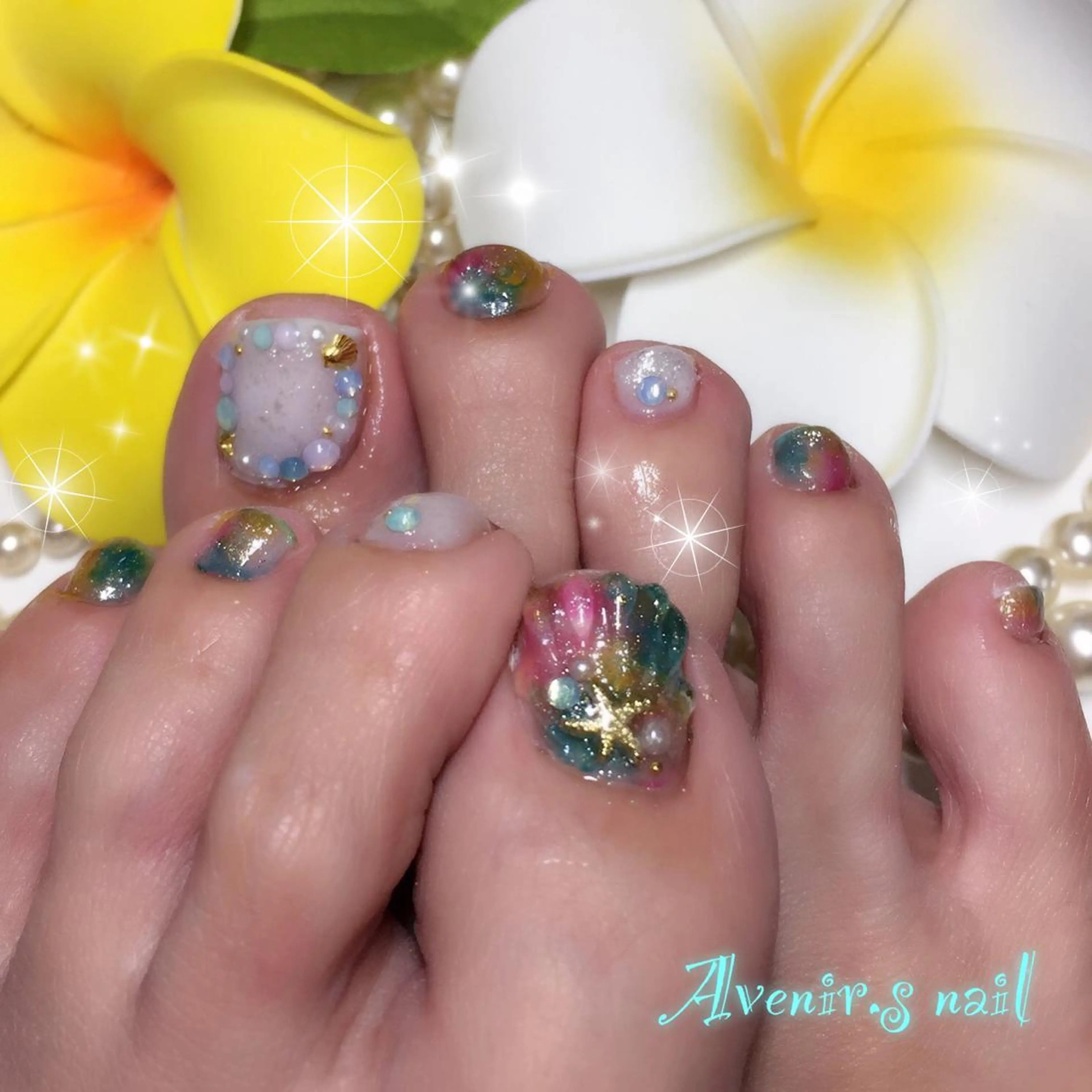 ネイル フットネイル Home Salon Avenir.のネイルデザイン